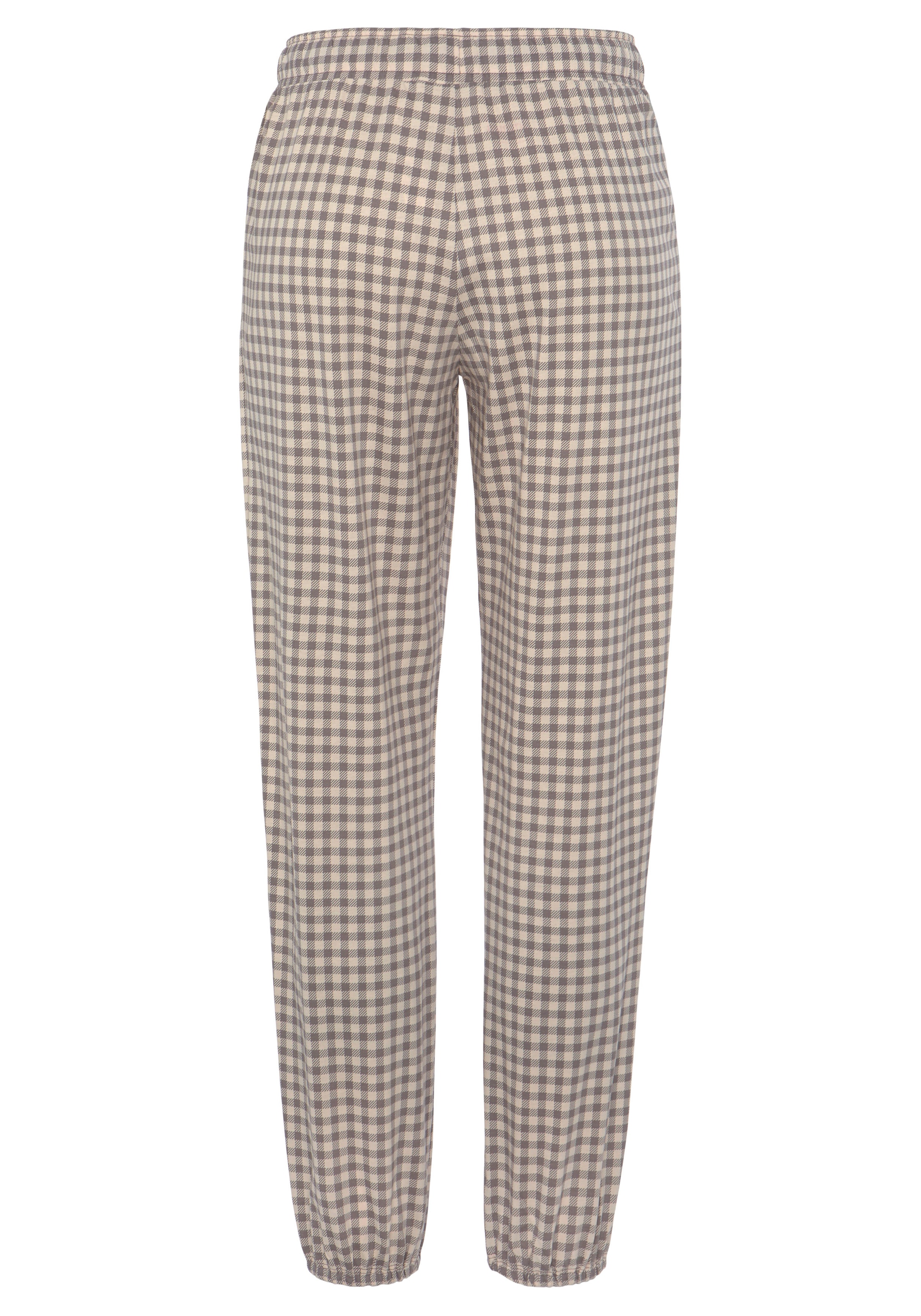 Taschen seitlichen Pyjamahose kartiert BAUR kaufen Triumph mit | online Schlafhose,