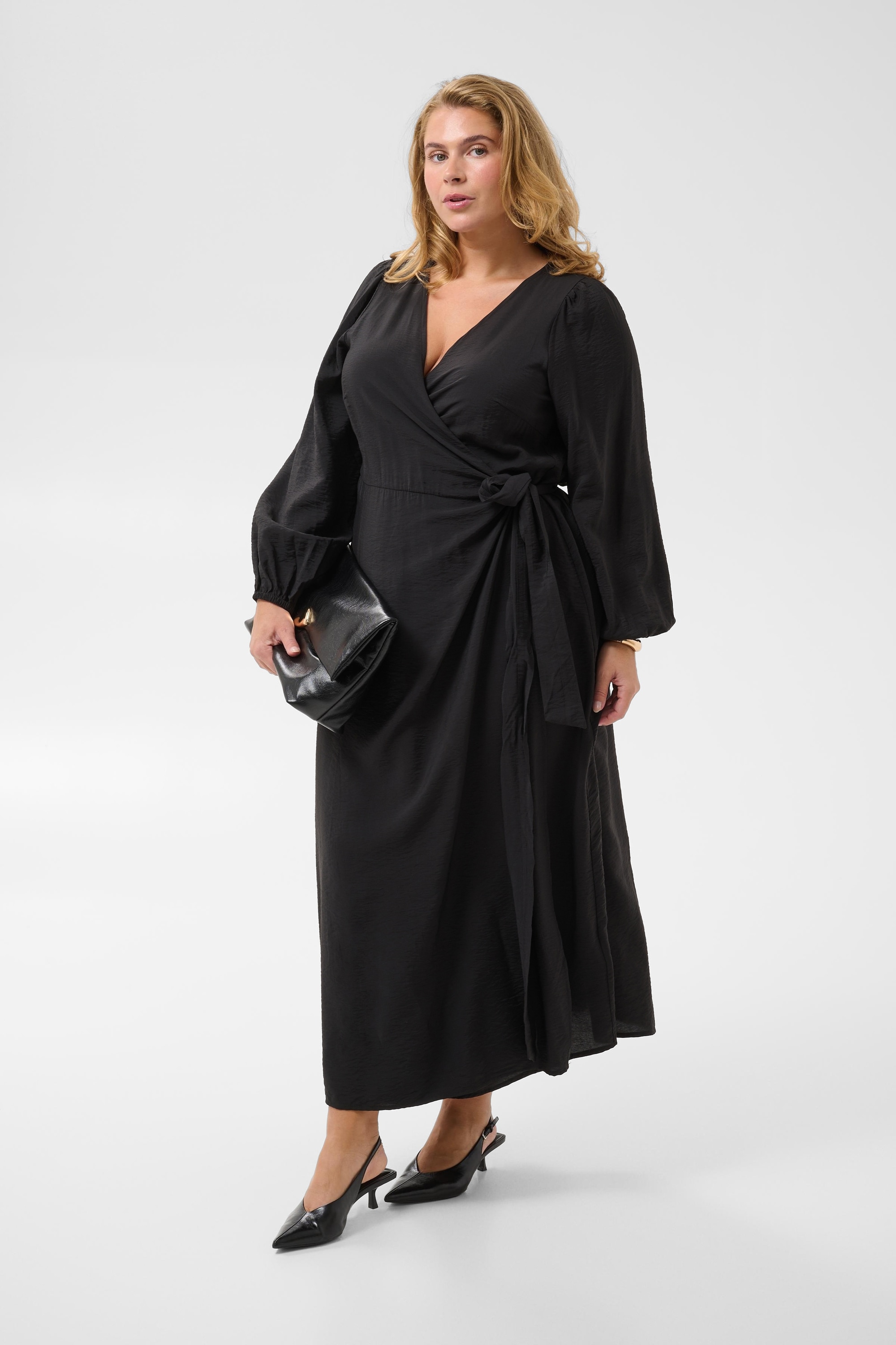 KAFFE Curve Midikleid »KAFFE Curve Kleid KCelsa«