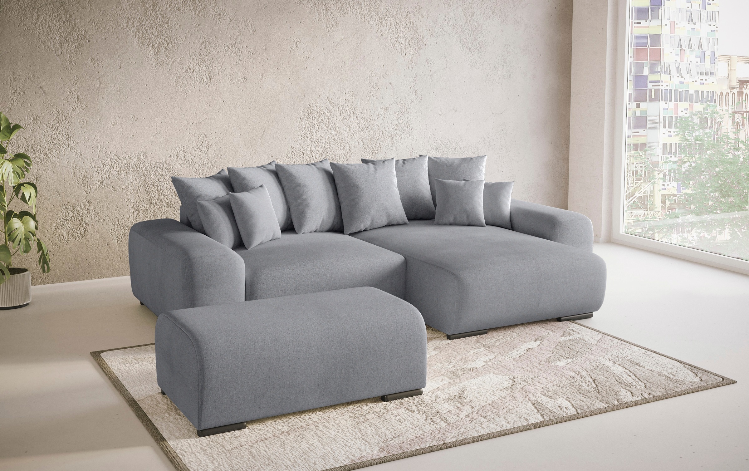 Mr. Couch Hockerbank "Sundance", Mit DuraSpring-Taschenfederkern bis 140 kg günstig online kaufen