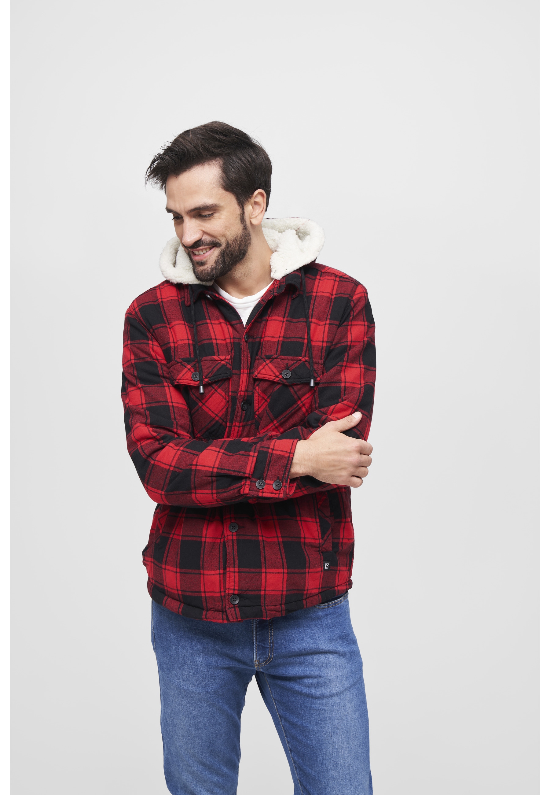 Brandit Anorak »Brandit Herren Lumberjacket Hooded« 1 Stk. tlg. mit Kapuze