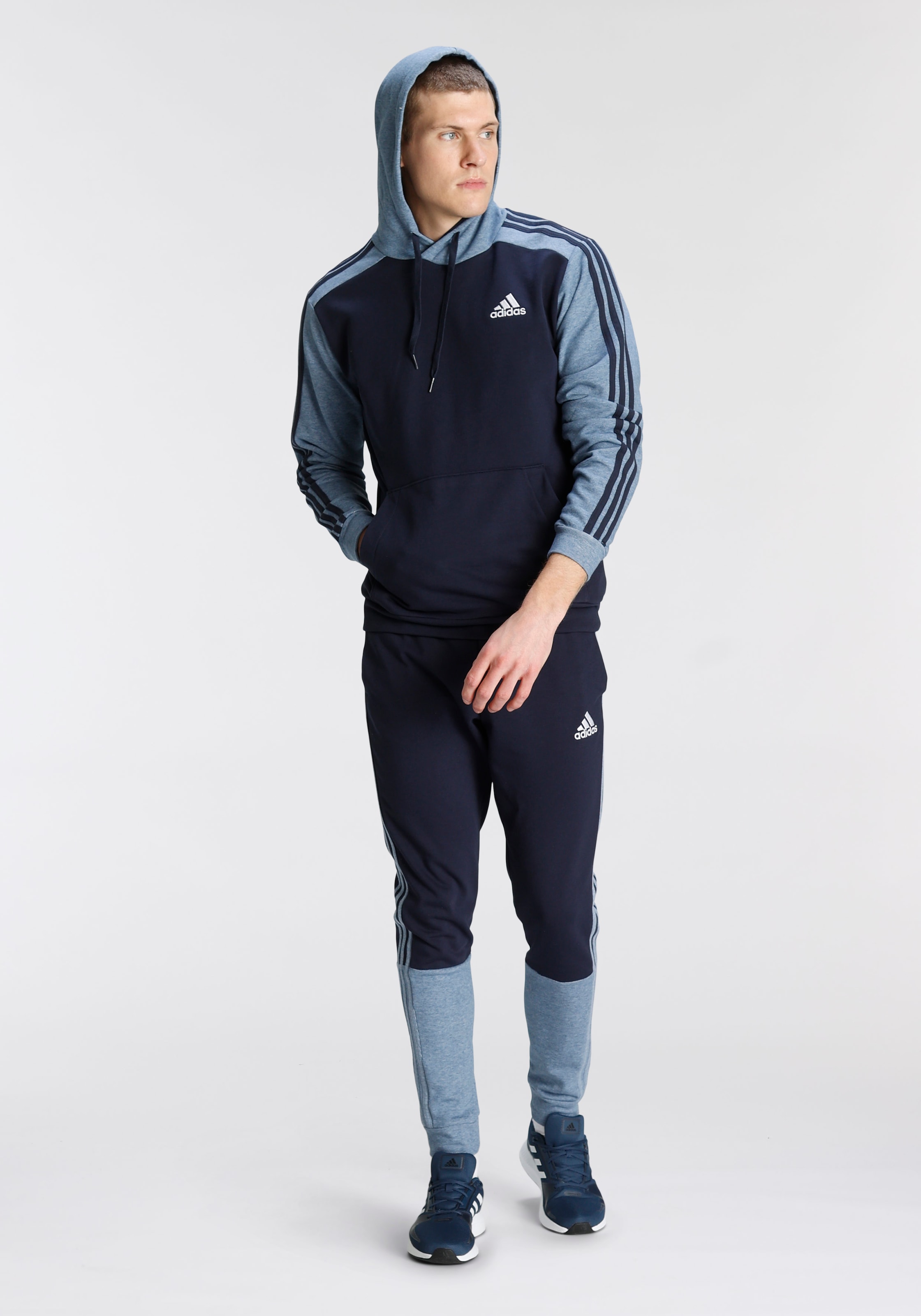 adidas Sportswear Kapuzensweatshirt »ESSENTIALS MÉLANGE FRENCH TERRY HOODIE«