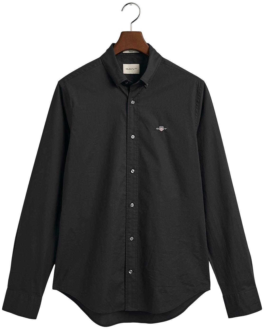 Gant Langarmhemd "Slim Fit Popeline Hemd leichte Baumwolle strapazierfähig günstig online kaufen