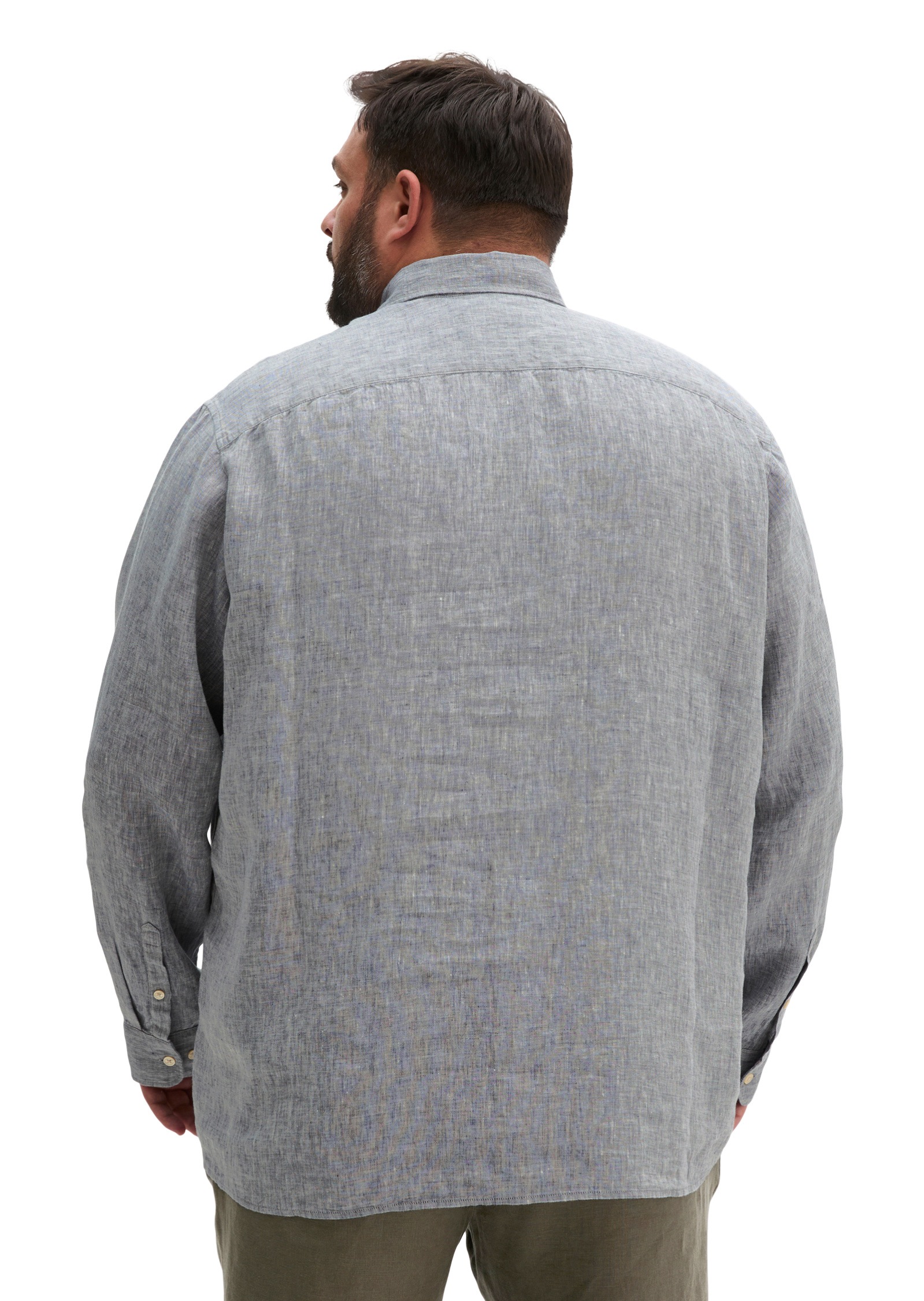 Marc O'Polo Langarmhemd »aus feinem Leinen-Chambray«