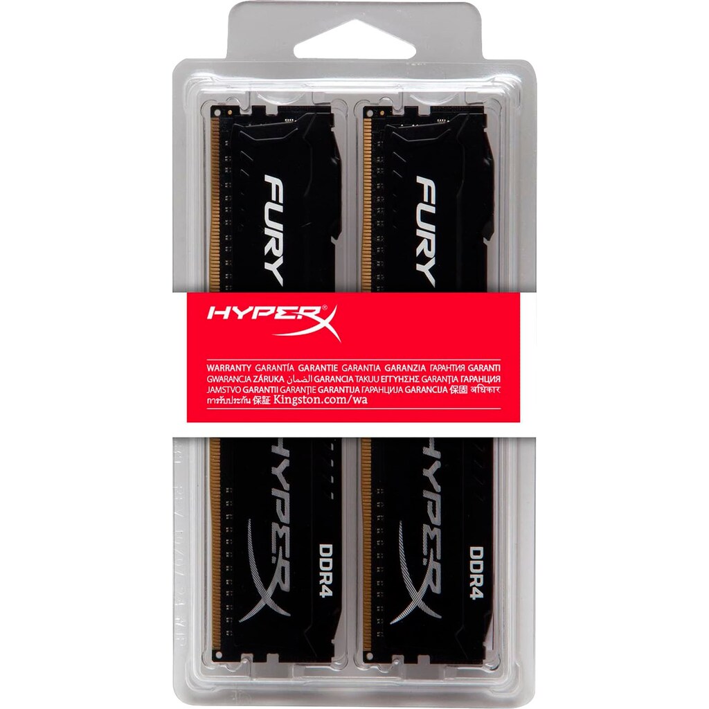 HyperX PC-Arbeitsspeicher »HyperX Fury DDR4 3200MHz 32GB (2x 16GB) Black«