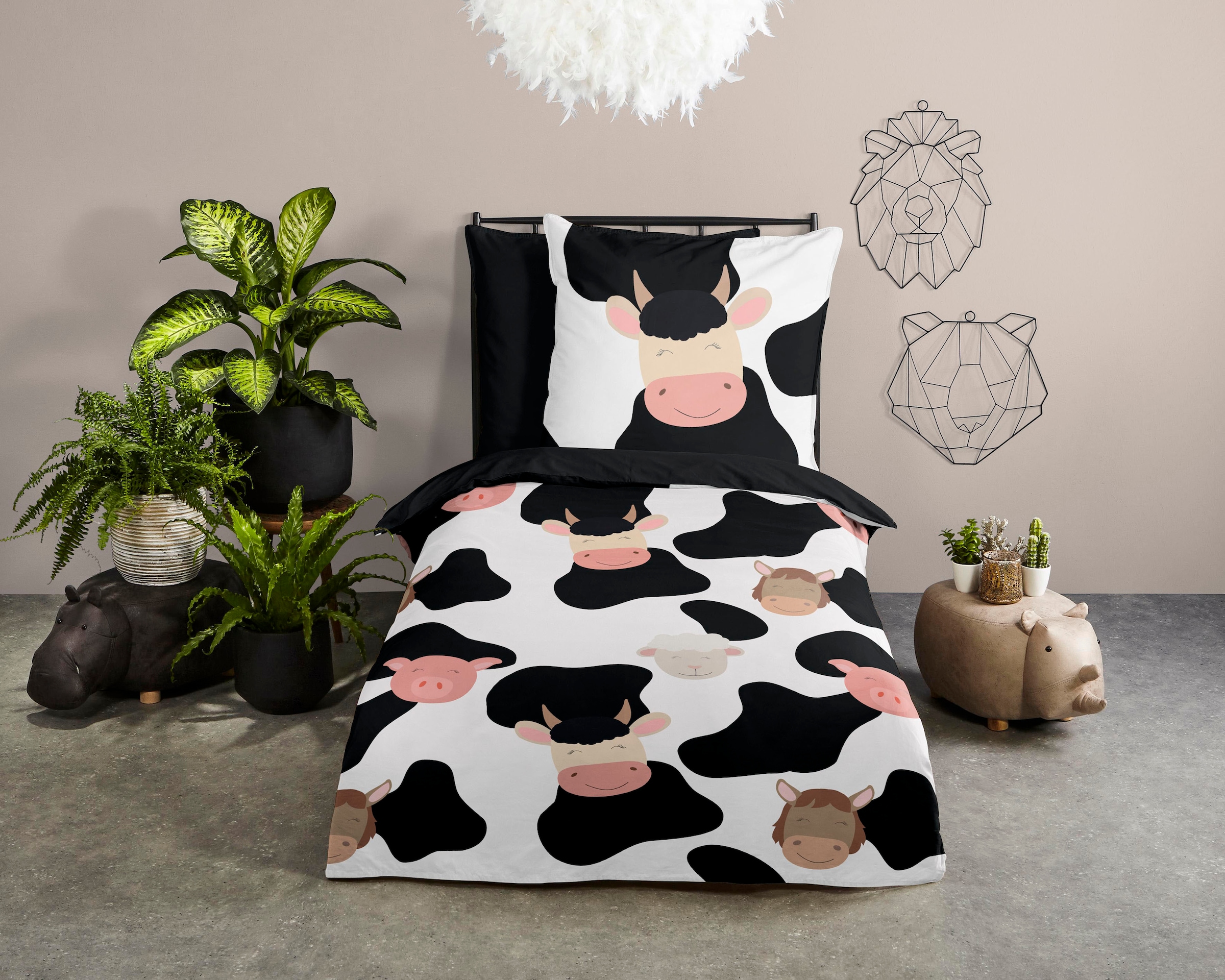 good morning Kinderbettwäsche "Marjolijn" 2 Stk. tlg. 100% Baumwolle, 135x2 günstig online kaufen