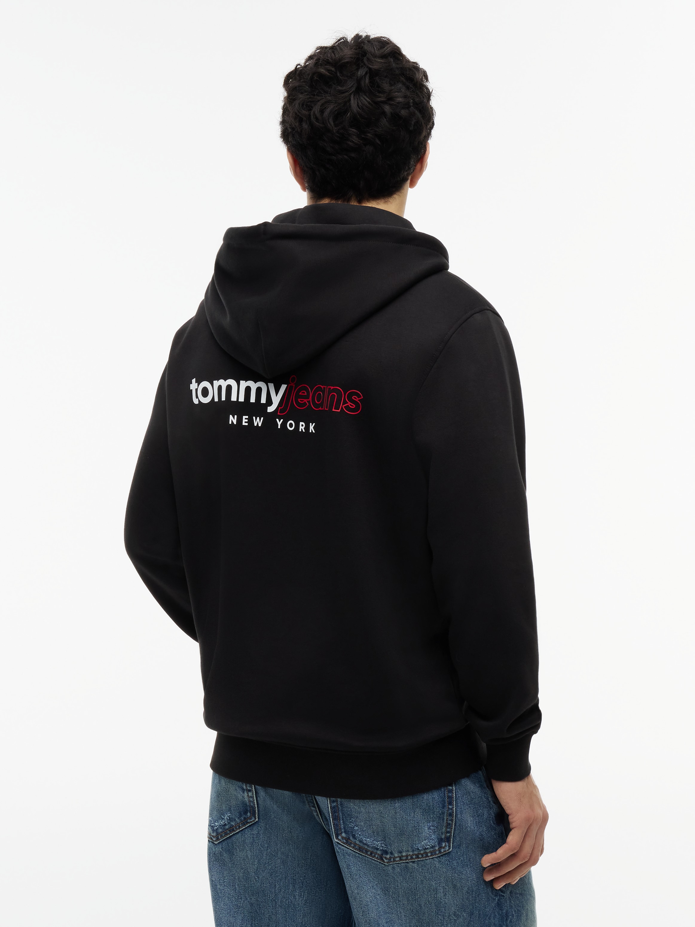 Tommy Jeans Kapuzensweatjacke »TJM REGULAR DNA BACKPRINT FULLZIP«