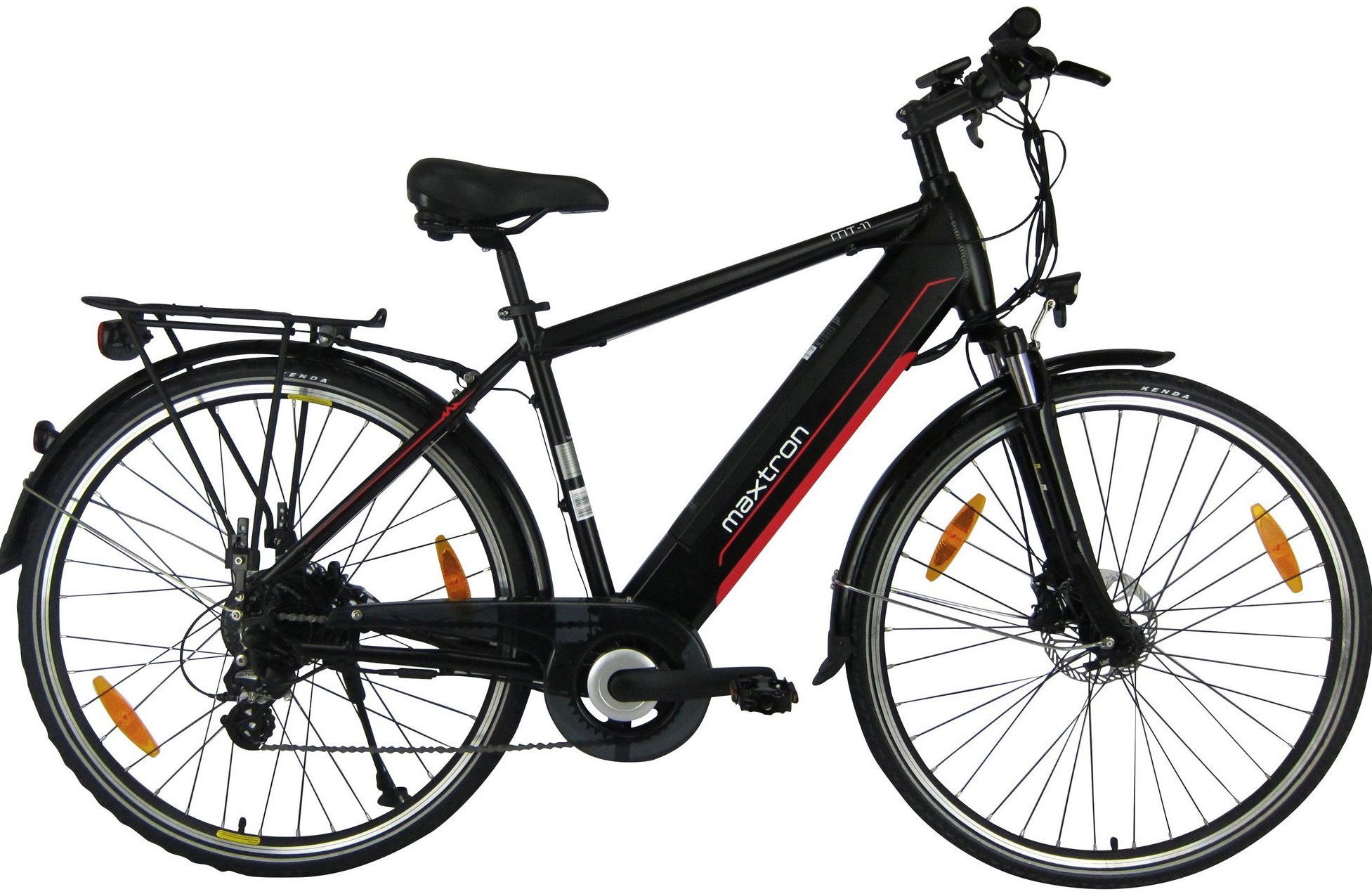 MAXTRON E-Bike "MT 11", 50cm, 28 Zoll (71,12cm), schwarz, Elektrofahrräder, Pedelec, Elektrofahrrad für Herren