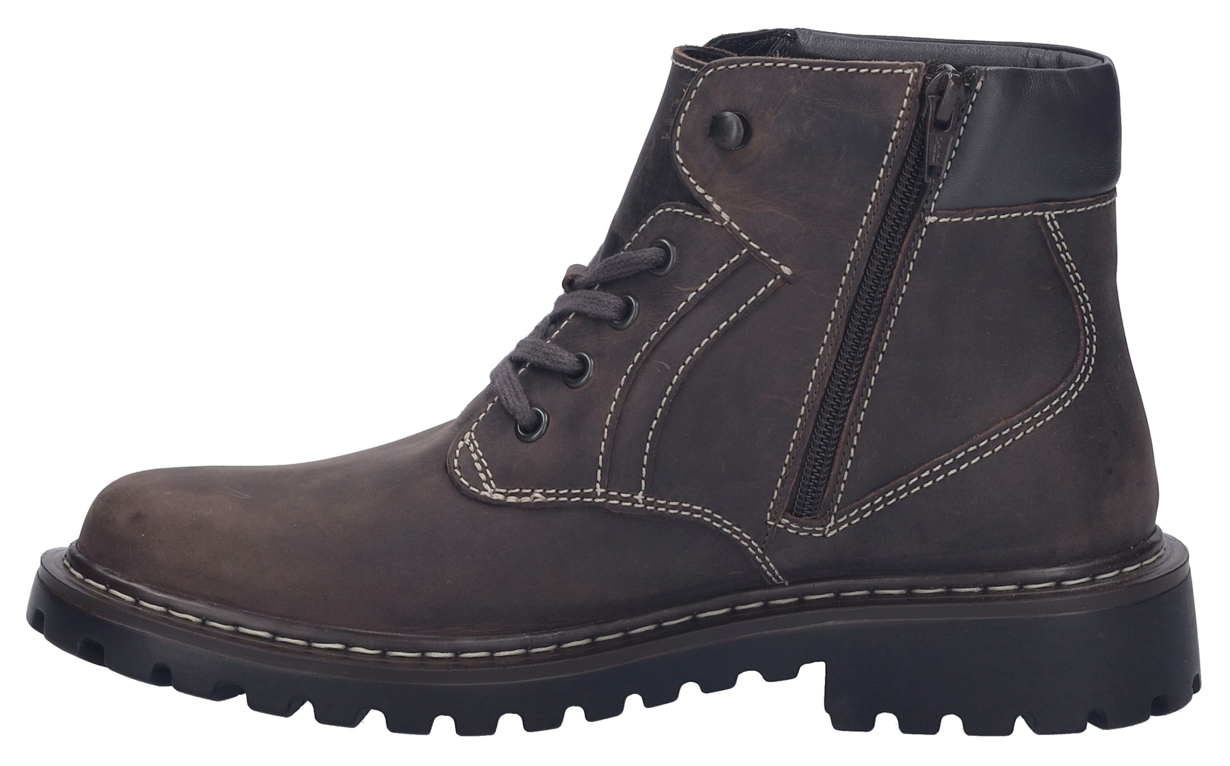 Josef Seibel Schnürboots »Chance 39«, Schnürstiefel, Komfortschuh mit Reißverschluss