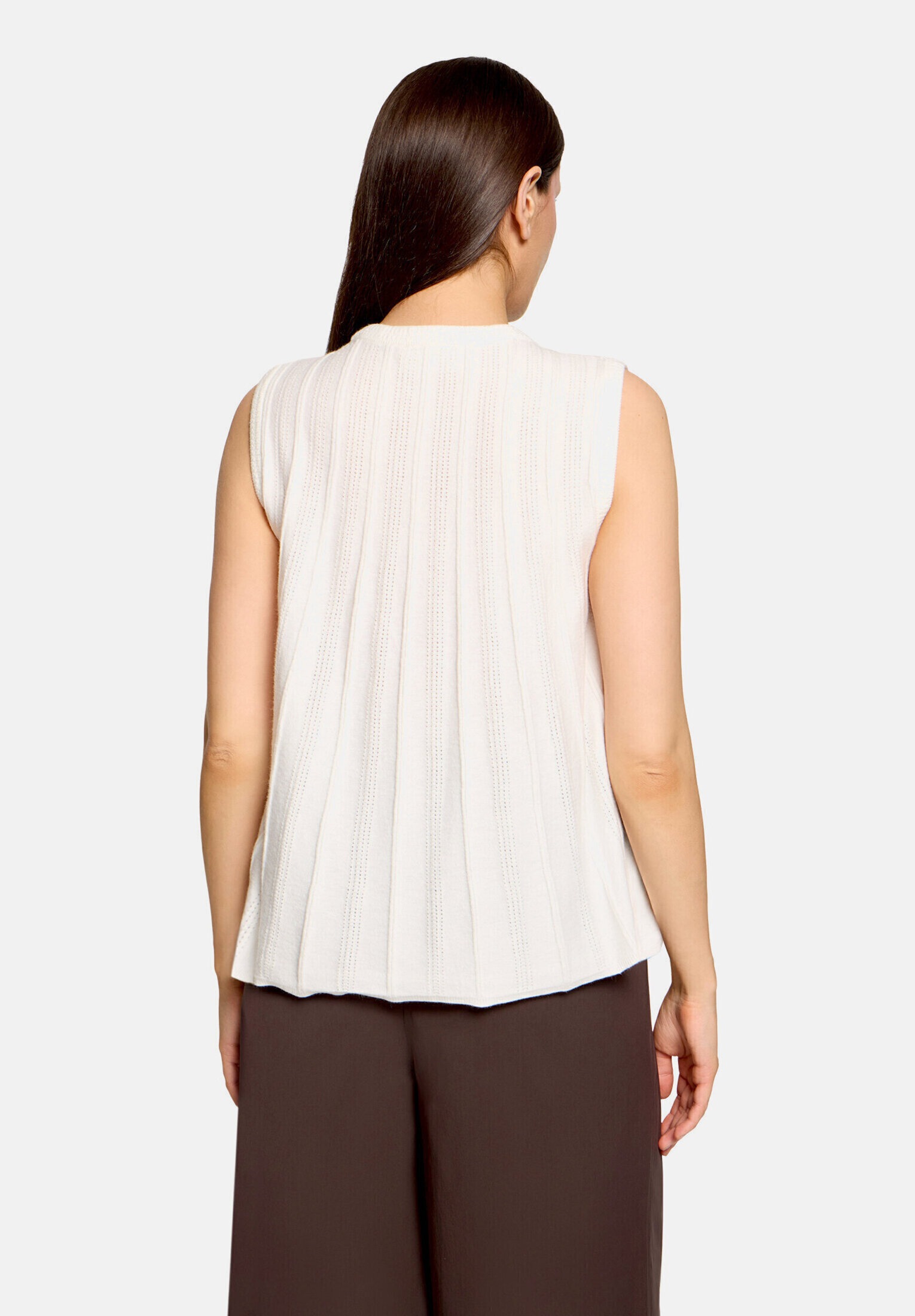 Cartoon Stricktop »Damen mit Rundhalsausschnitt«