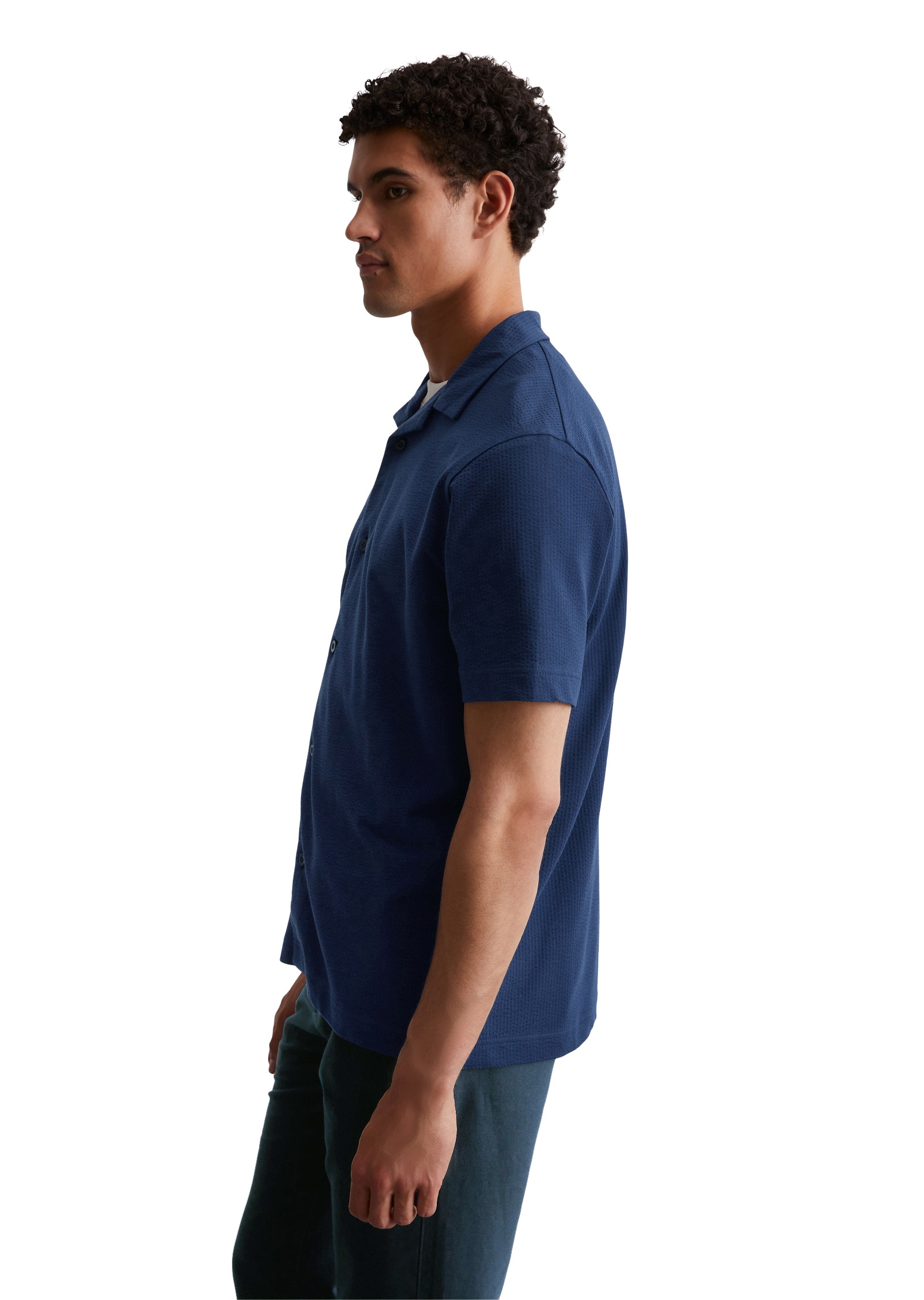 Marc O'Polo Poloshirt »aus Bio-Baumwoll-Mix«