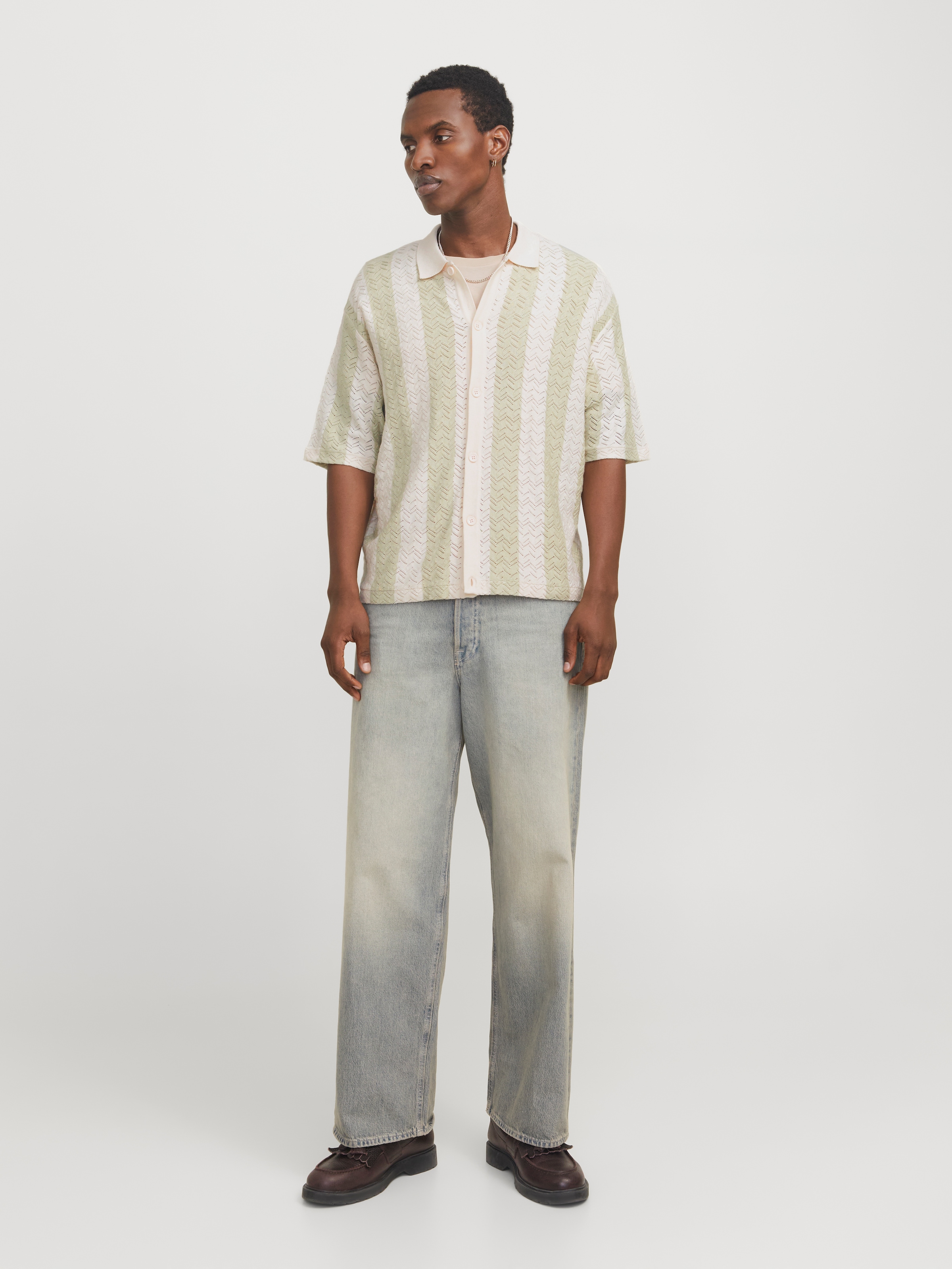 Jack & Jones Polokragenpullover »JORTYLER KNIT SS POLO SN«