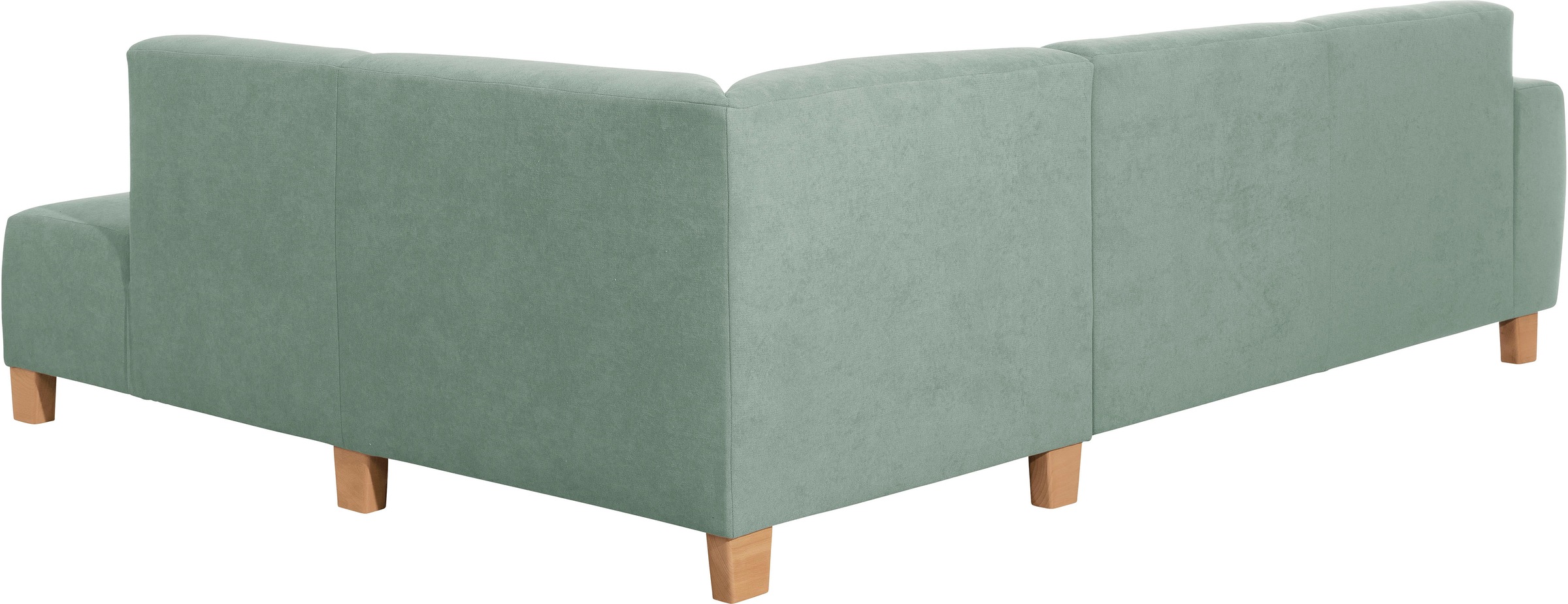 Max Winzer® Ecksofa »Blackpool modern, mittlere Sitzhärte mit hochwertiger Schaumpolsterung«, Lounge-Charakter durch niedrigen, leicht gewölbten Rücken