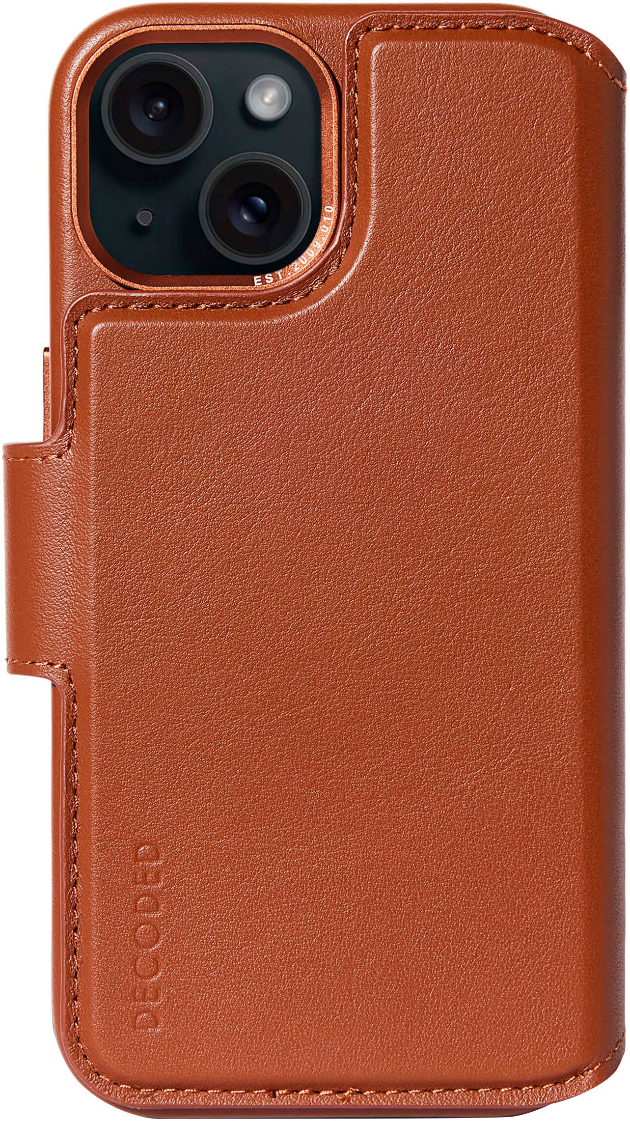 DECODED Smartphone-Hülle »Leather Detachable Wallet für iPhone 15«, iPhone 15, 15,5 cm (6,1 Zoll)