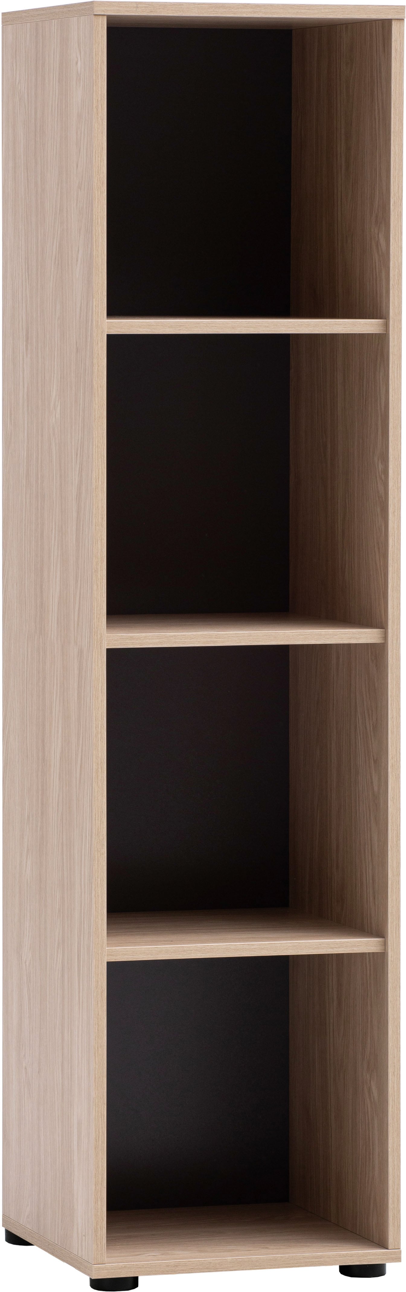 Schildmeyer Aktenregal "AREZZO, 4 offene Fächer, Platz für 4 Ordnerreihen, MADE IN GERMANY" 1 Stk. tlg. Platz für 4 Ordnerreihen, MADE IN GERMANY