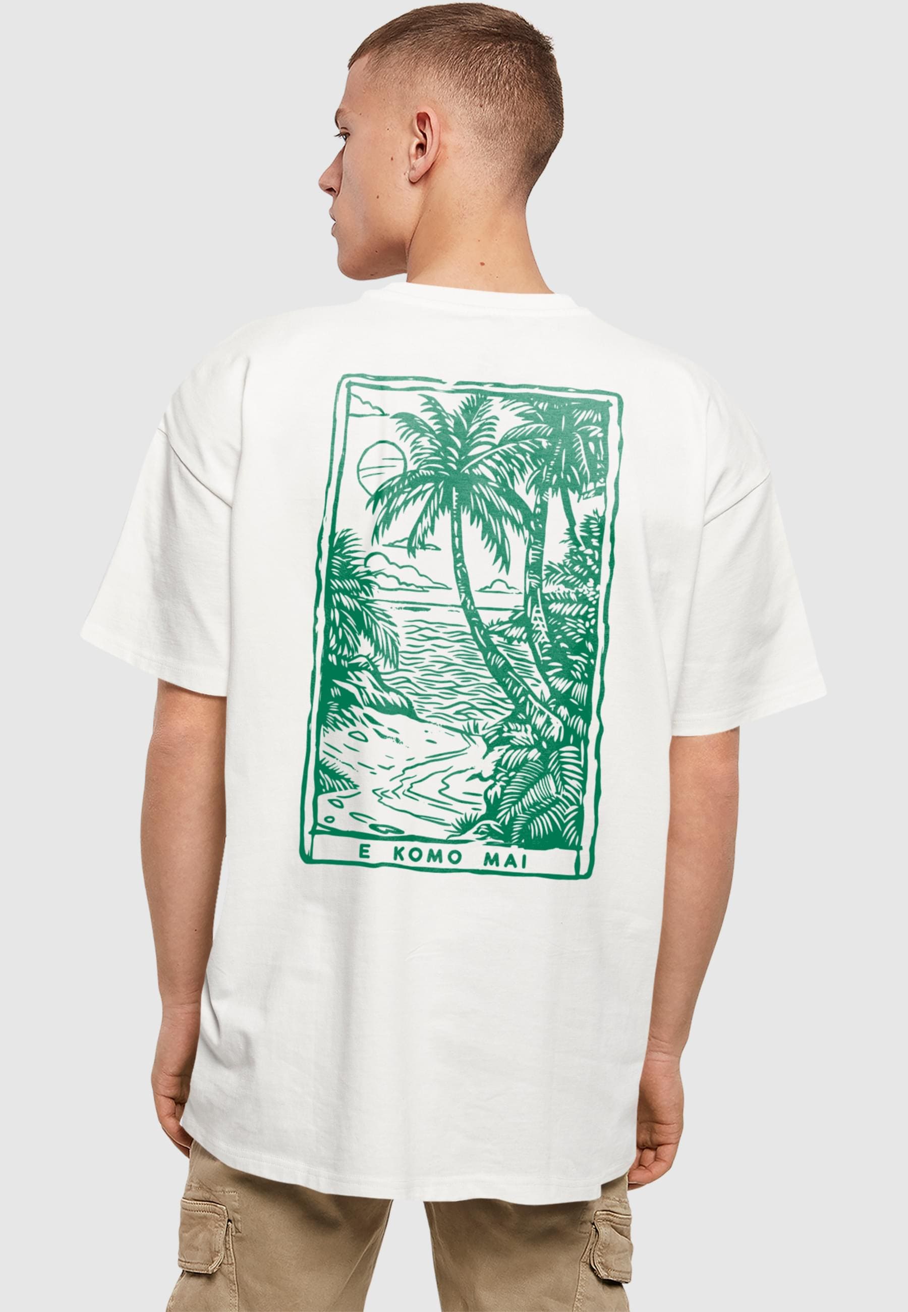 Merchcode T-Shirt »Merchcode Hawai Oversized T-shirt«, (1 tlg.)
