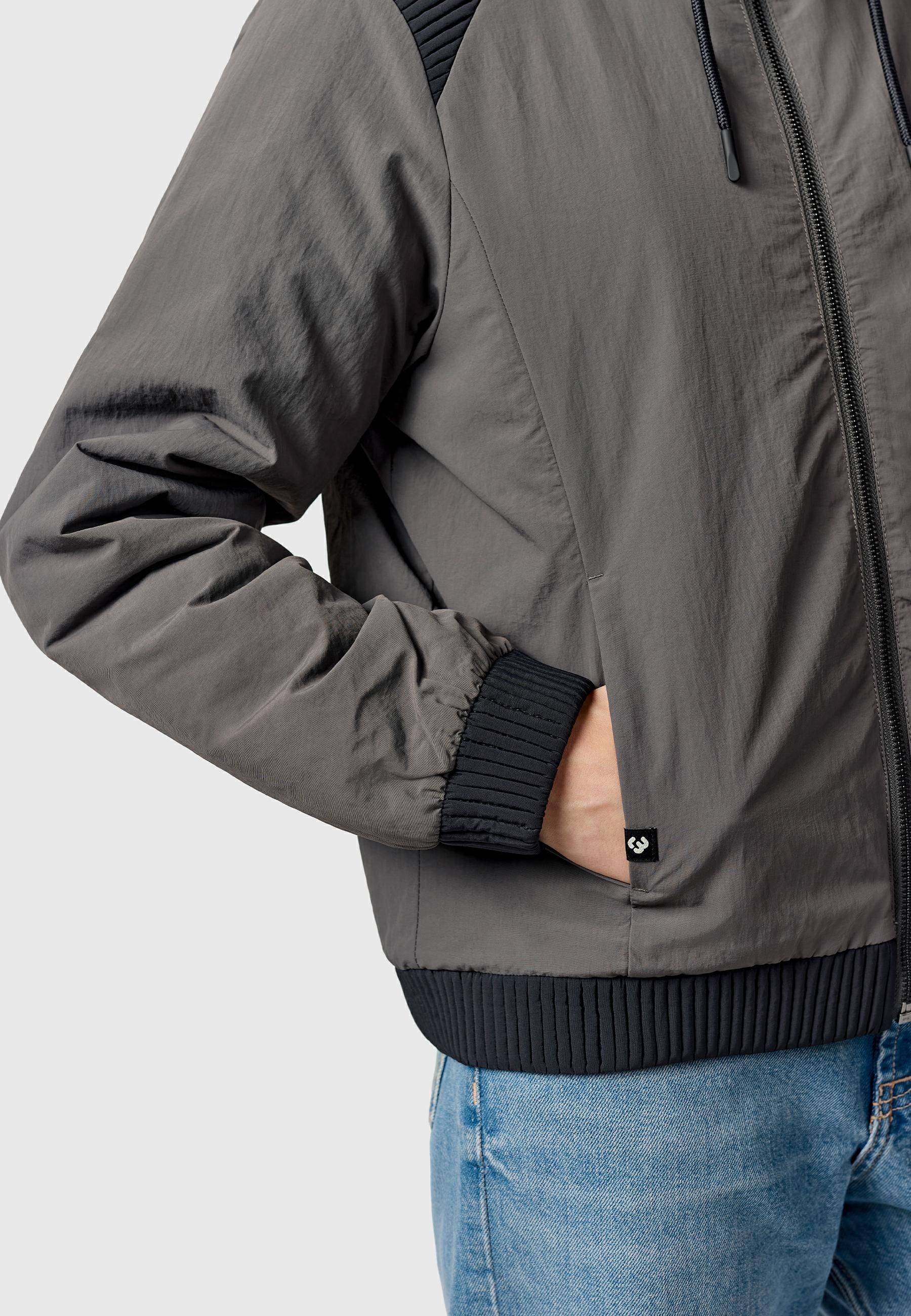 Ragwear Bomberjacke »Chinta Warm YOUMODO« mit Kapuze Warme Übergangsjacke mit elastischen Bündchen