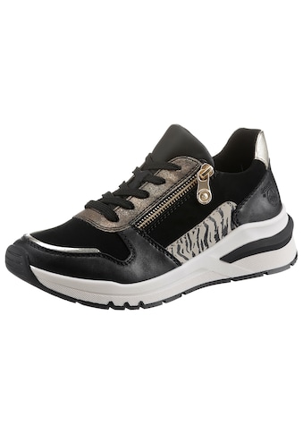 Rieker Keilsneaker su goldfarbenen Details