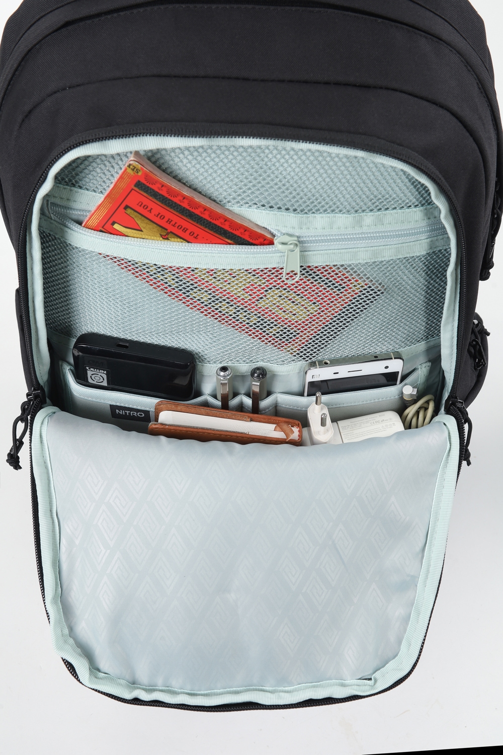 NITRO Freizeitrucksack »Future Hero«, Schulrucksack Freizeitrucksack Laptoprucksack Mäppchen