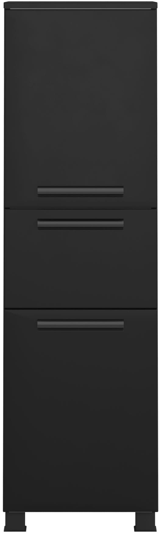 welltime Badmöbel-Set »SALVADA, 3tlg-Set, gedämpfte Scharniere, Softclose, Keramikbecken« Maße (B/T/H): 140/47,5/200 cm, 