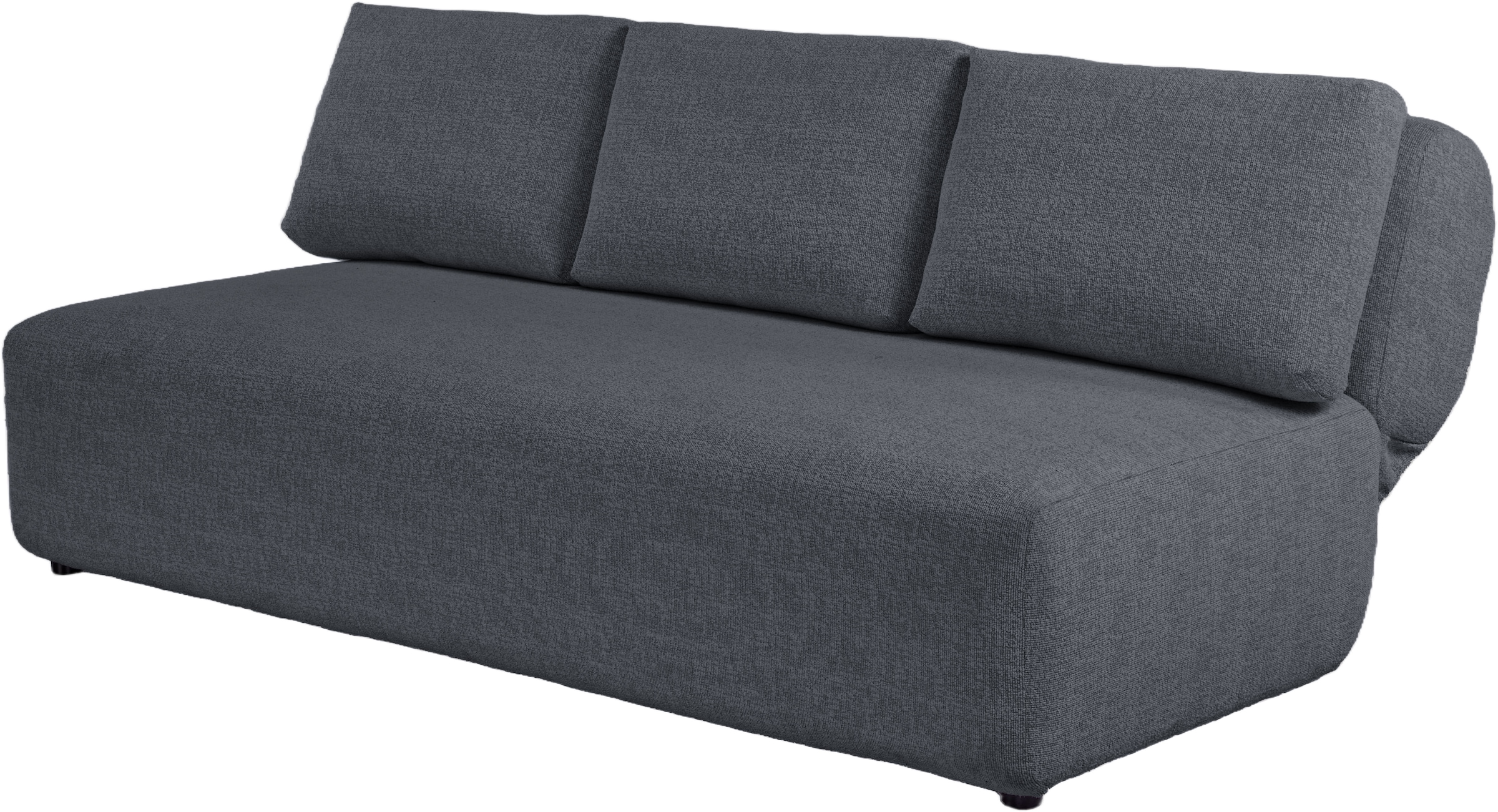 LeGer Home by Lena Gercke Schlafsofa »YLLIA 3-Sitzer (196 cm) mit verstellbarer Rückenlehne« Feiner Strukturbezug, Relax- und Bett-Funktion