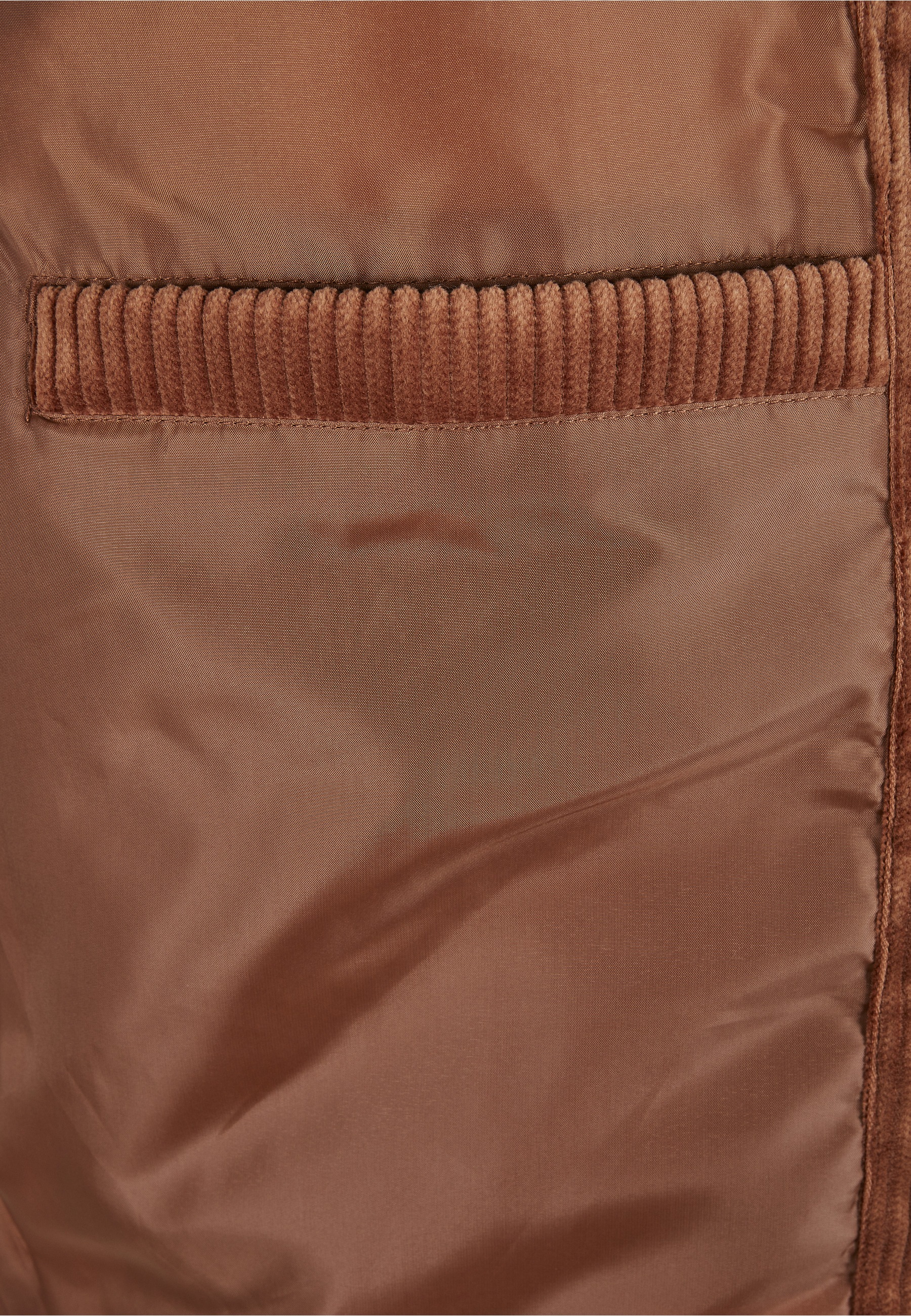URBAN CLASSICS Winterjacke »Urban Classics Herren Boxy Corduroy Puffer Jacket« 1 Stk. tlg. ohne Kapuze