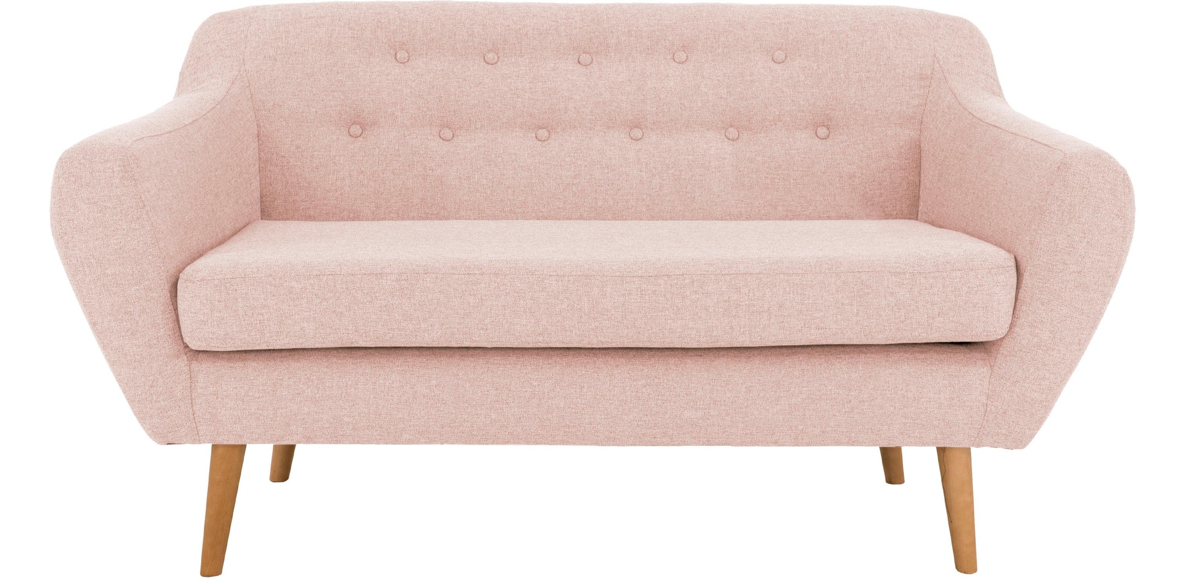 Home affaire 2-Sitzer "Renne" mit Heftung im Rücken im skandinavischem Stil günstig online kaufen