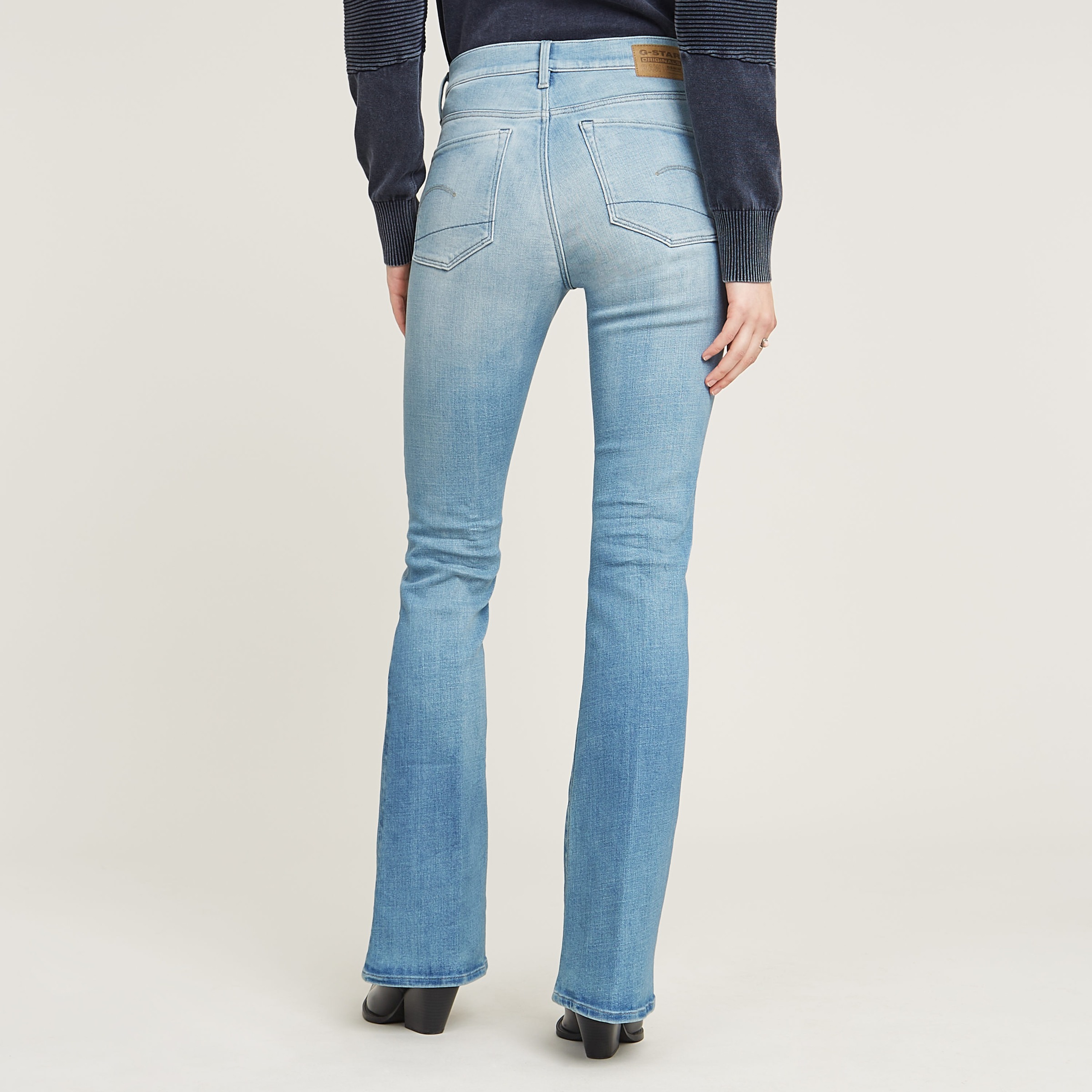 G-STAR Bootcut-Jeans "3301 Flare Wmn" aus Stretch-Denim günstig online kaufen