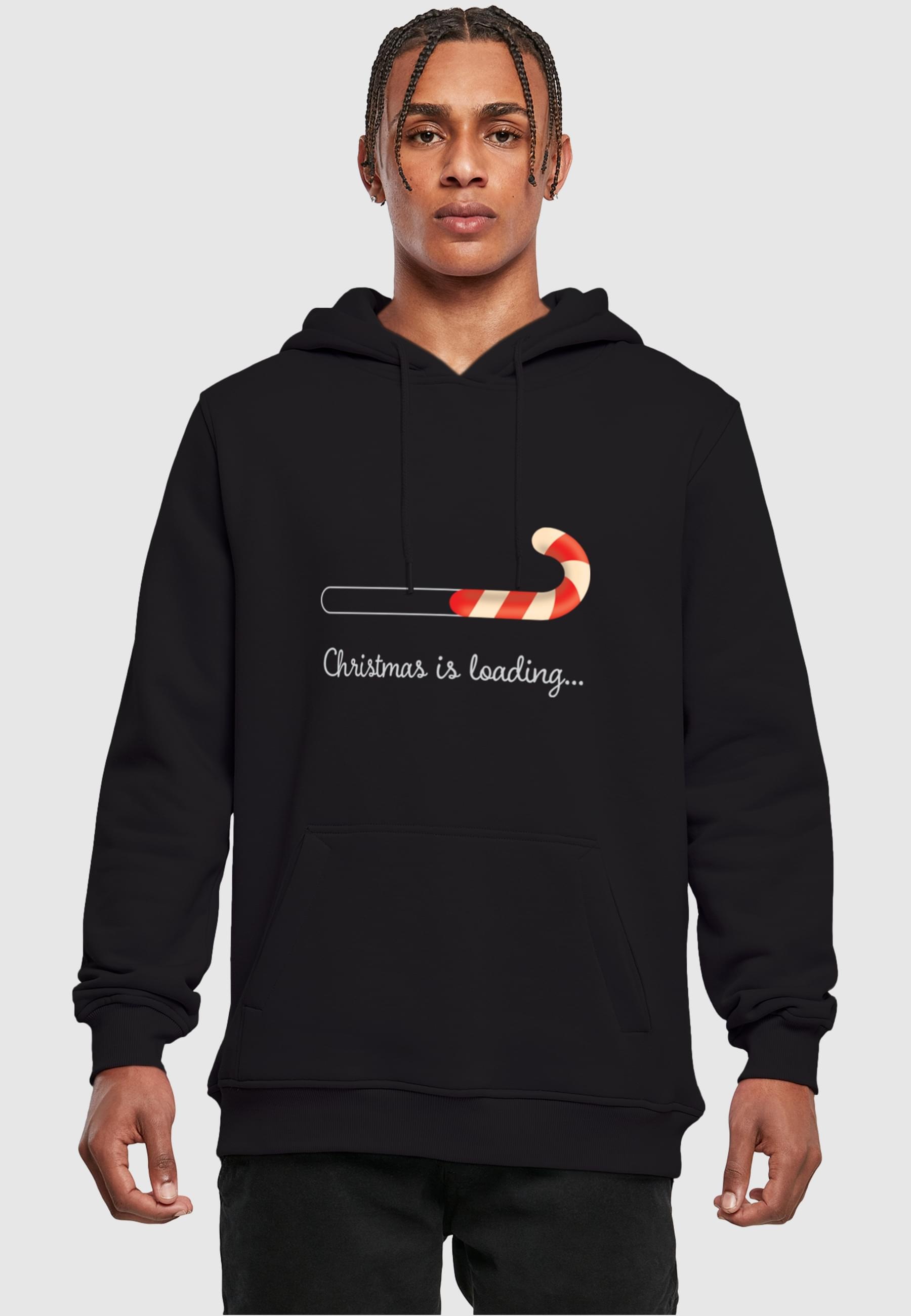 Merchcode Kapuzensweatshirt »Merchcode Herren Christmas Loading Heavy Hoody«, (1 tlg.)