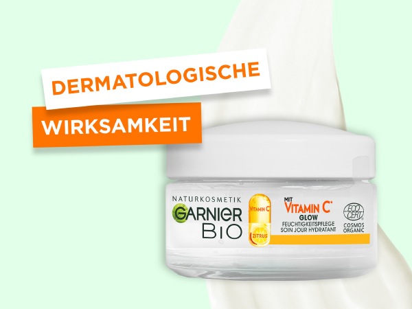 GARNIER Tagescreme »Bio Feuchtigkeitspflege Vitamin C« gegen unebenmäßige Haut, beugt dunkle Flecken vor