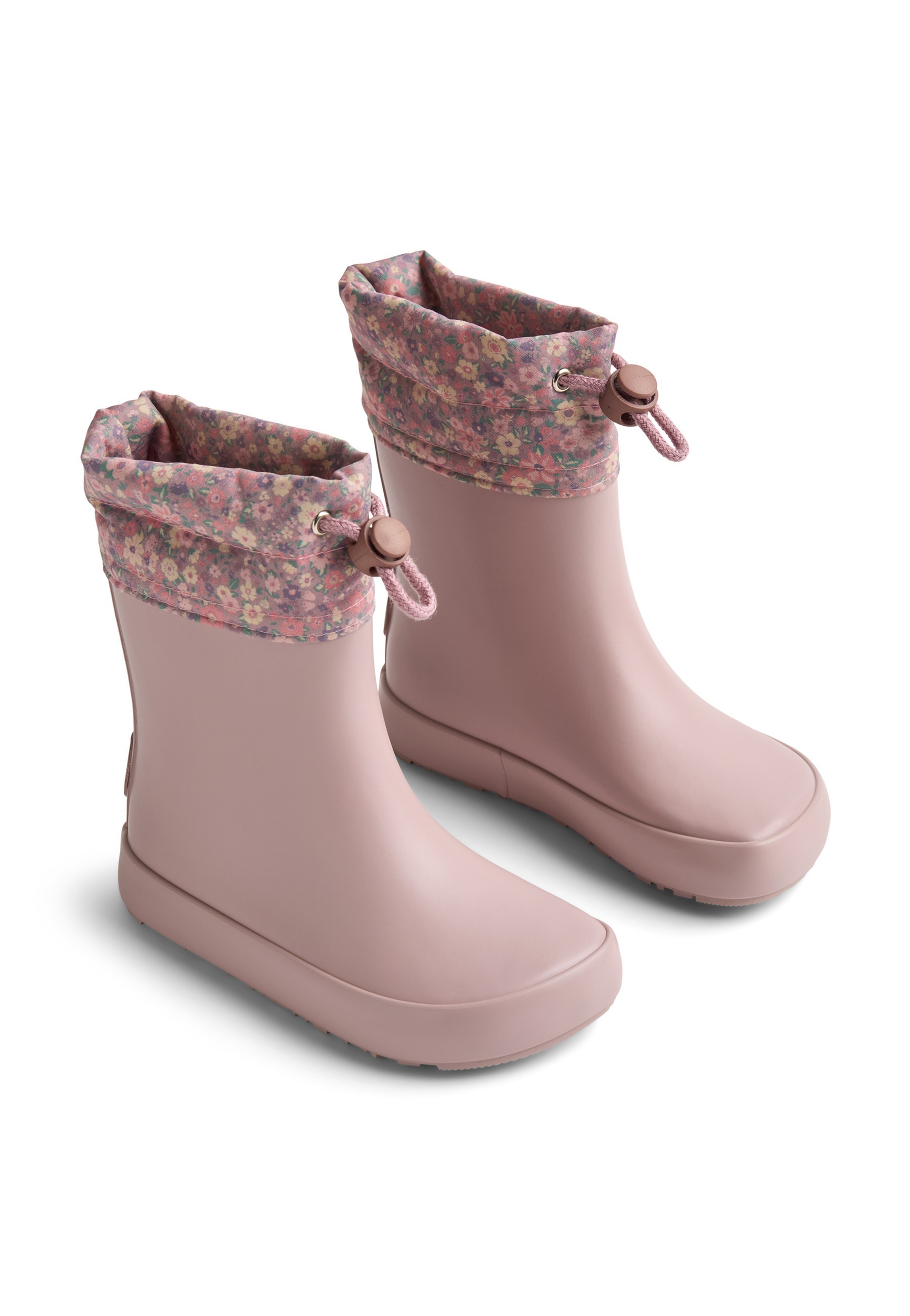 WHEAT Mädchen Stiefel "WHEAT Barefoot Rubber Boot Zerro", Gr. 22, rosa, Gummi, unifarben, Schuhe