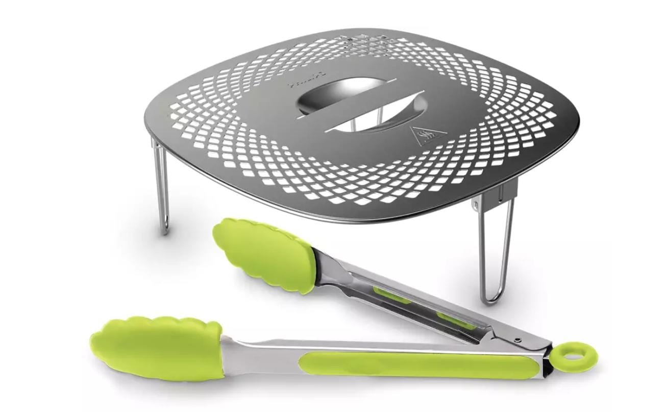 Philips Airfryer Accessory HD9954/01 Snack-Kit (für Airfryer XXL), Zubehör-Set, Philips, Airfryer XXL: HD963x, HD965x, Grau, Edelstahl, 220 mm - Image 5