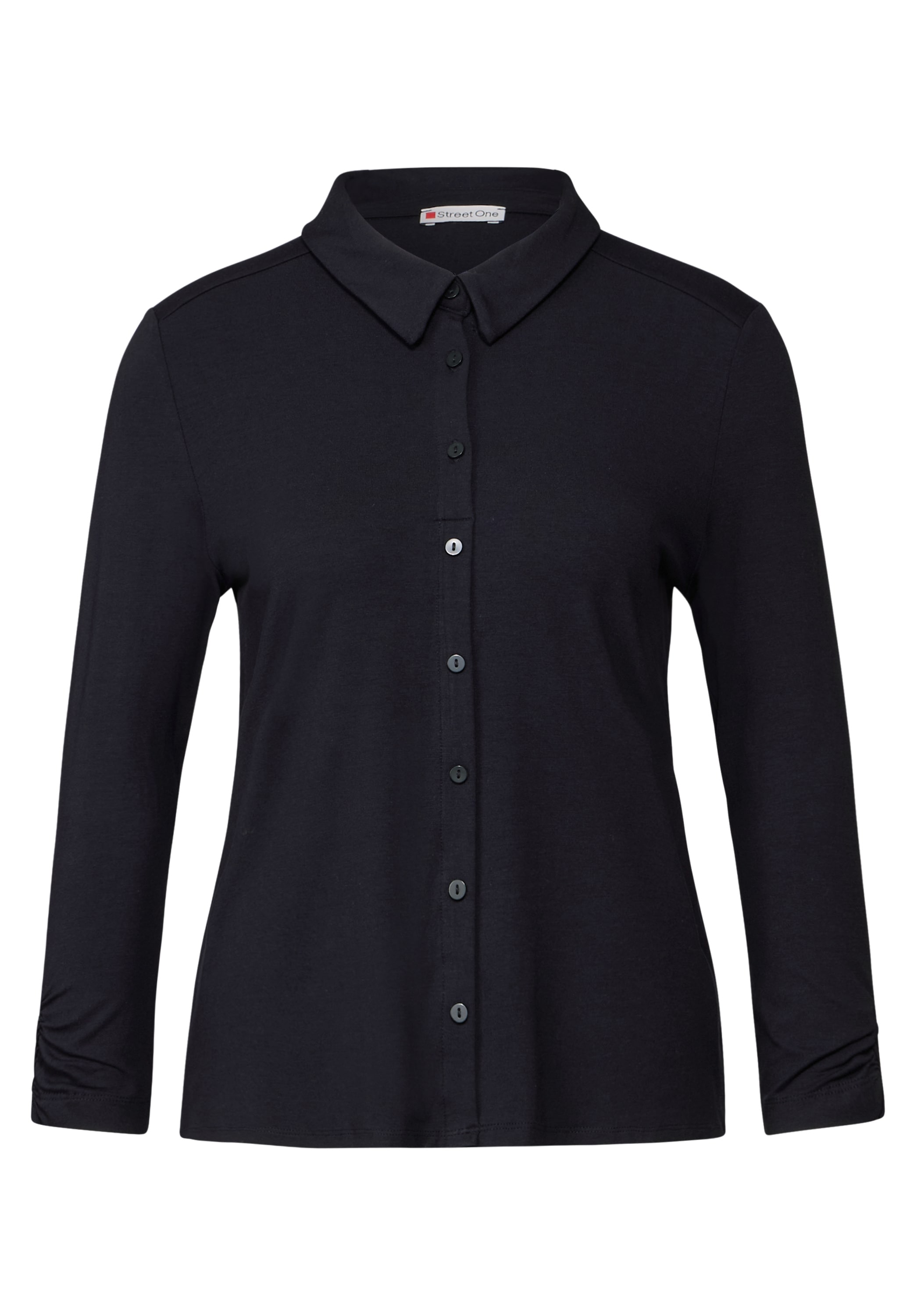 STREET ONE Poloshirt, mit 3/4 Ärmeln