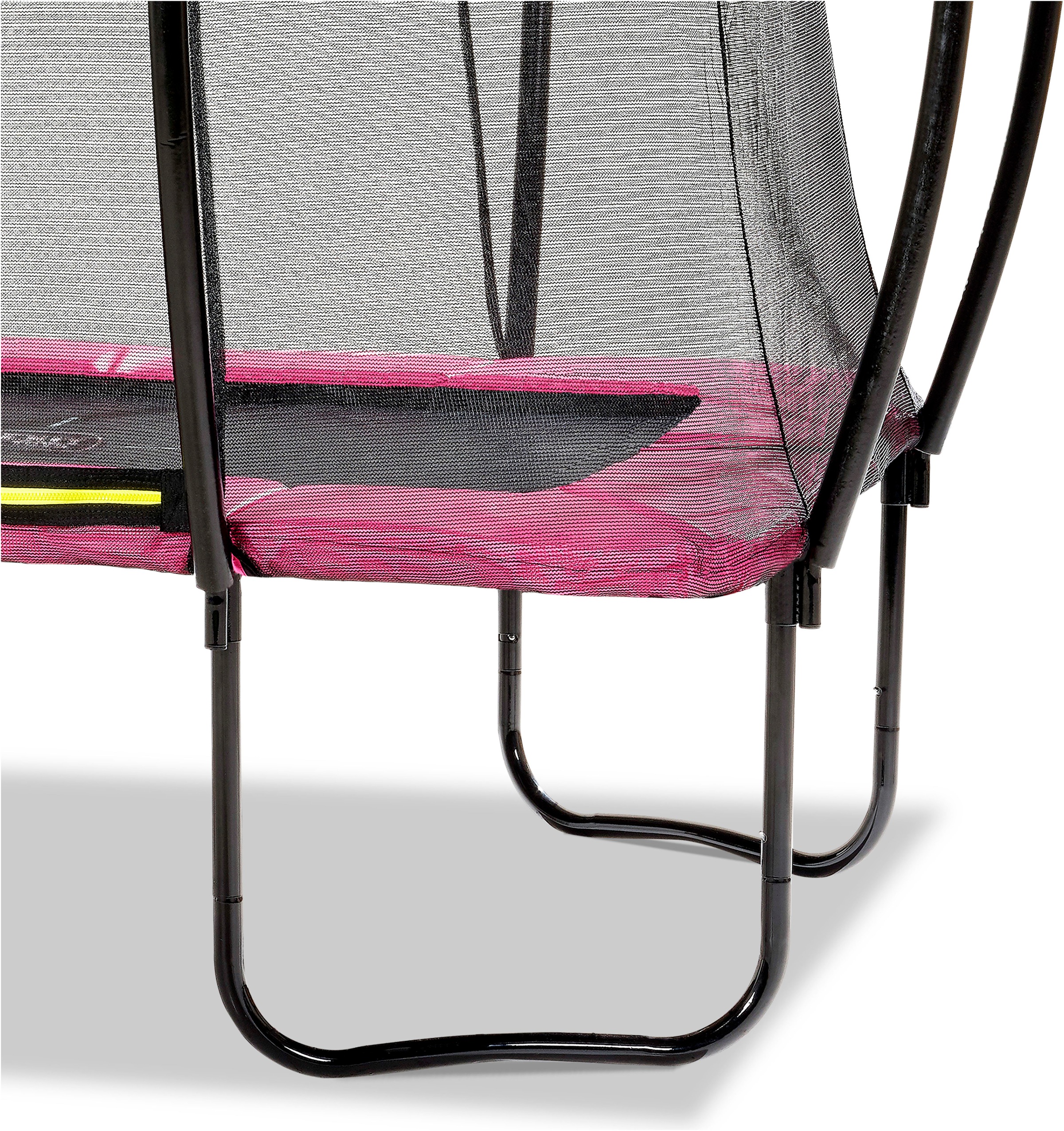 EXIT Gartentrampolin »Silhouette, rosa«, mit Sicherheitsnetz