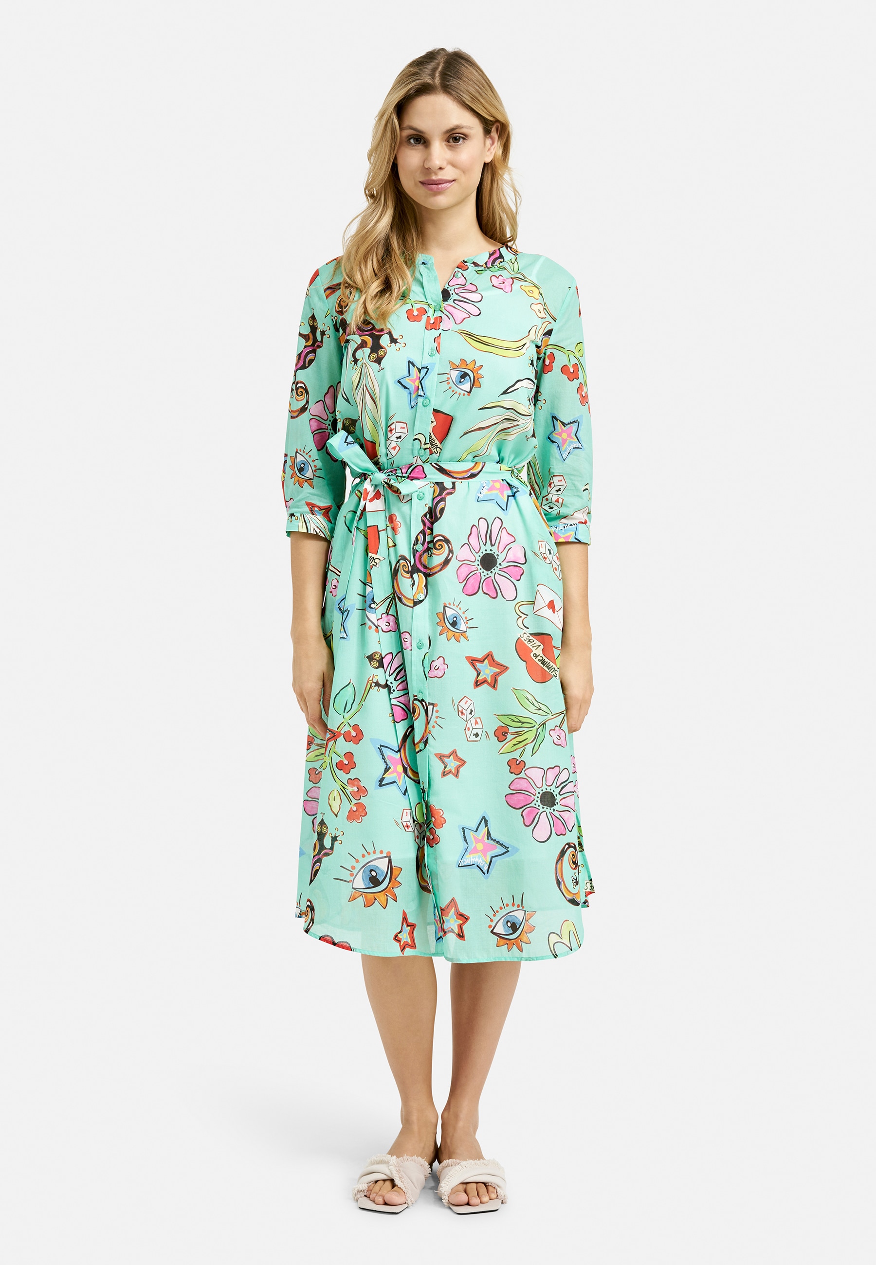 Milano Italy Sommerkleid, mit Bindegürtel günstig online kaufen