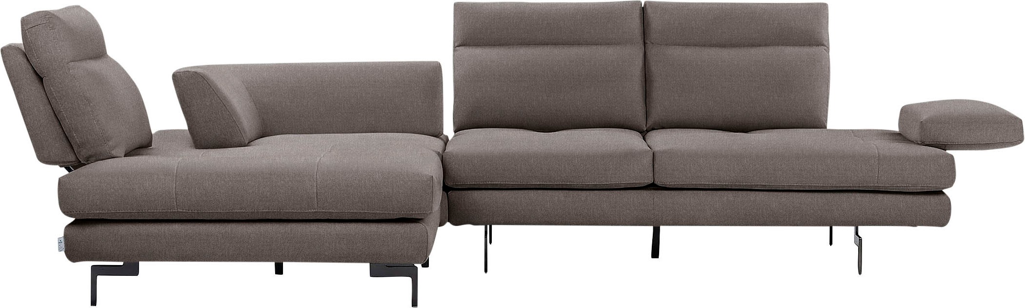 CALIA ITALIA Ecksofa "Toby Wing, Komfortsofa mit Sitzkomfort der Extraklass günstig online kaufen