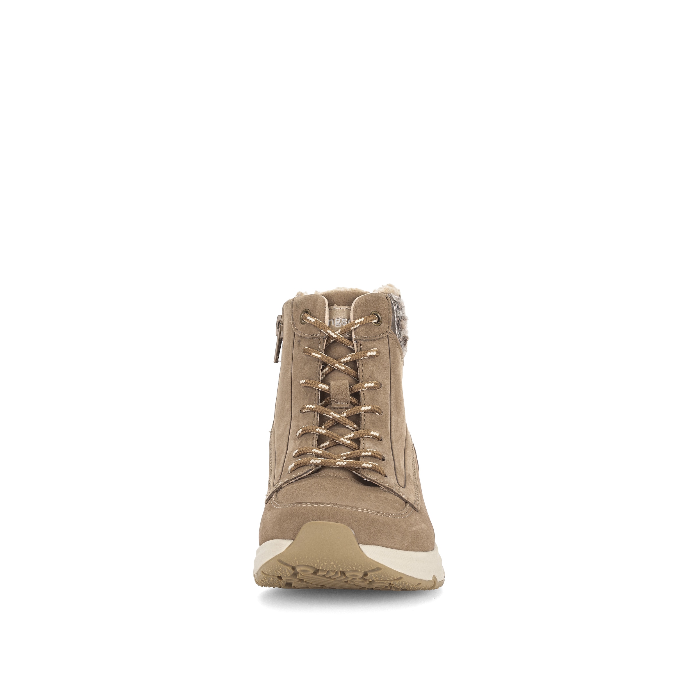 rollingsoft Schnürboots  Keilabsatz, High-Top-Sneaker mit warmem Kragen
