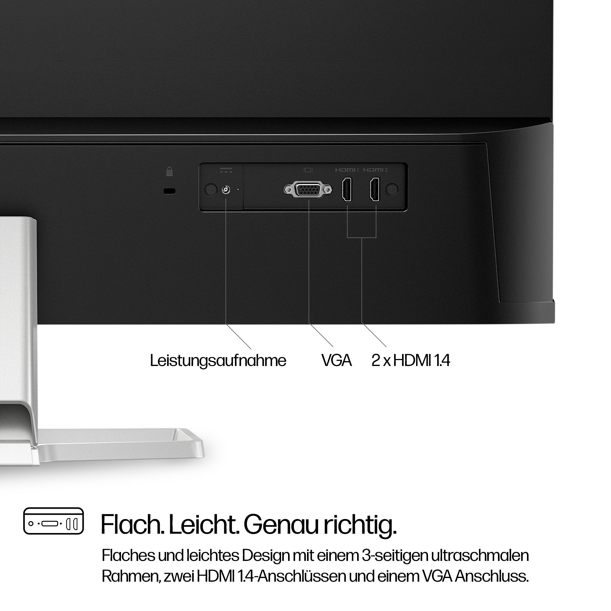 HP LED-Monitor »532sf (HSD-0176-K)«, 80 cm/32 Zoll, 1920 x 1080 px, Full HD, 7 ms Reaktionszeit, 100 Hz