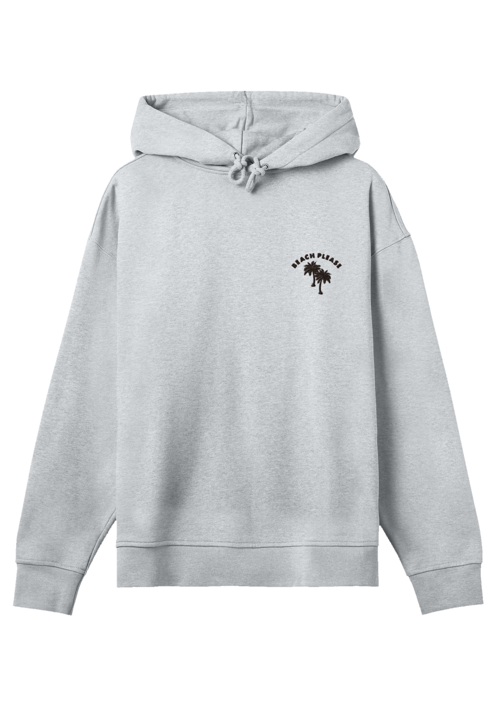 F4NT4STIC Kapuzenpullover »Beach Please Bestickt«, Premium Qualität