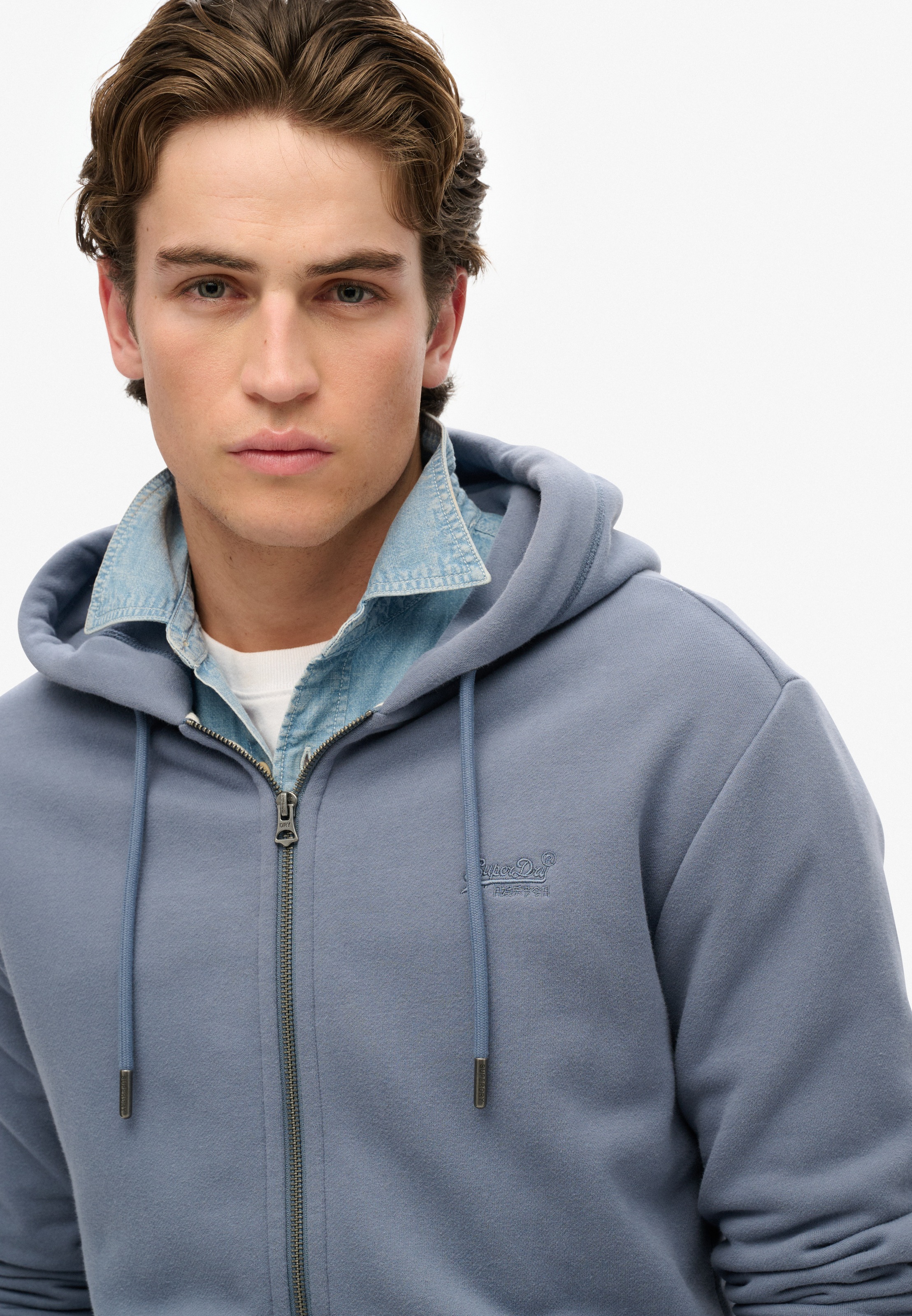Superdry Kapuzensweatjacke »ESSENTIAL LOGO ZIP HOODIE HB«