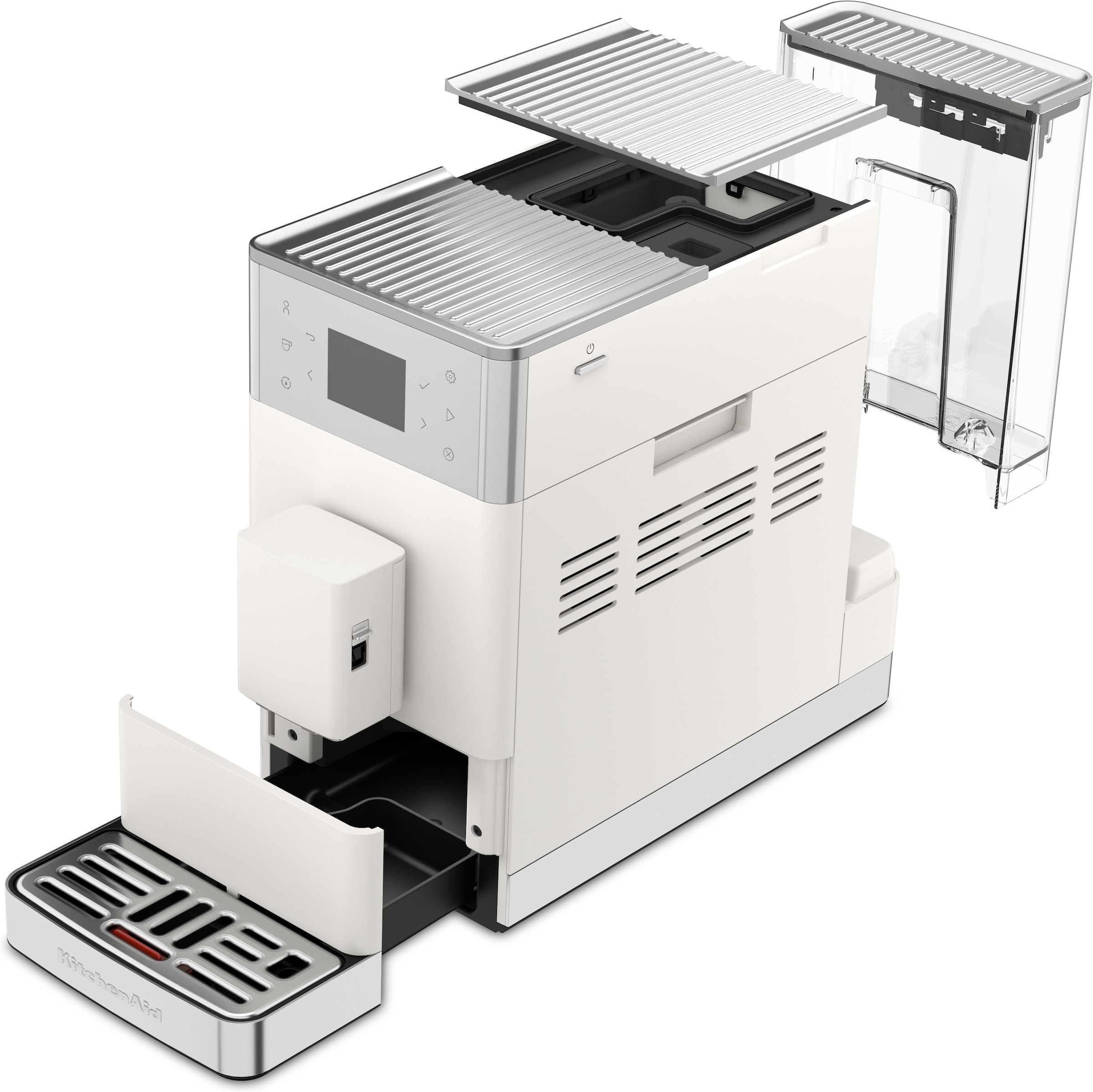 KitchenAid Kaffeevollautomat »5KES8453EPL« QuietGrind-System: ermöglicht eine leise Zubereitung bei jeder Tasse