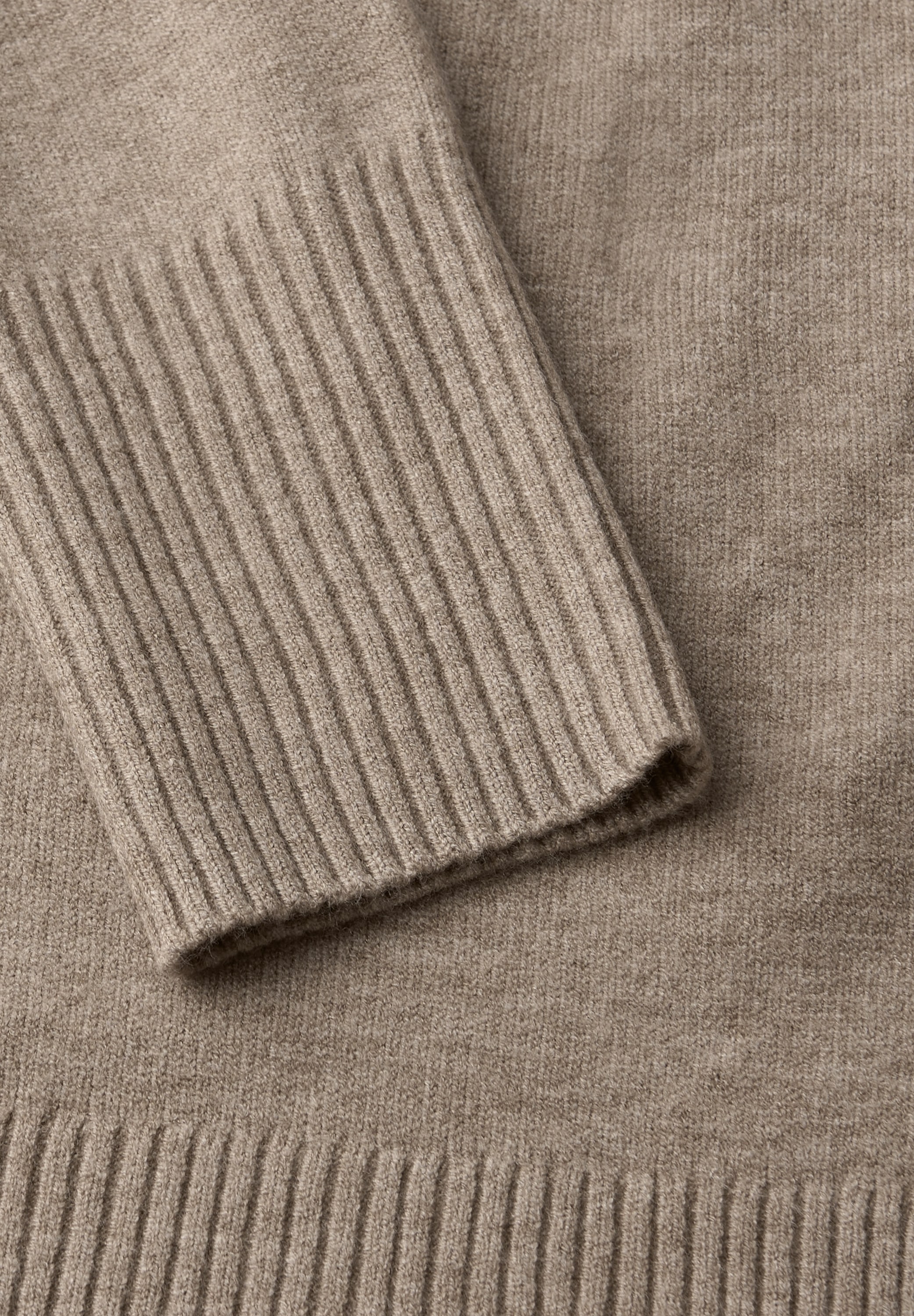 STREET ONE Strickjacke, aus softem Materialmix