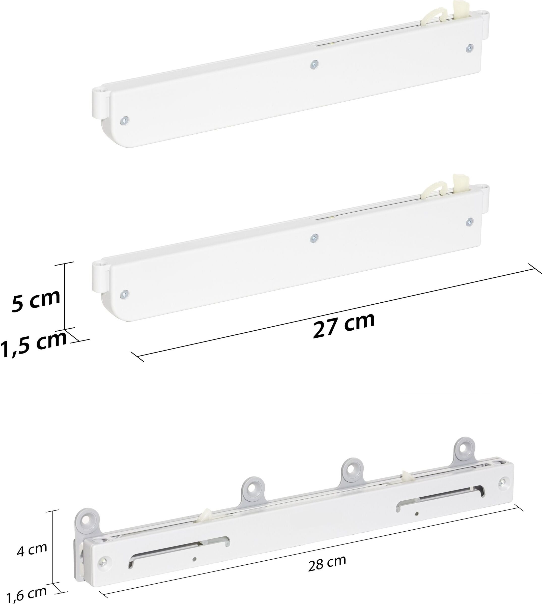 rauch Schwebetürselbsteinzug »Zubehör« 3 Stk. tlg. 3er-Set für 3-türige Rauch-Schwebetürenschränke ORANGE