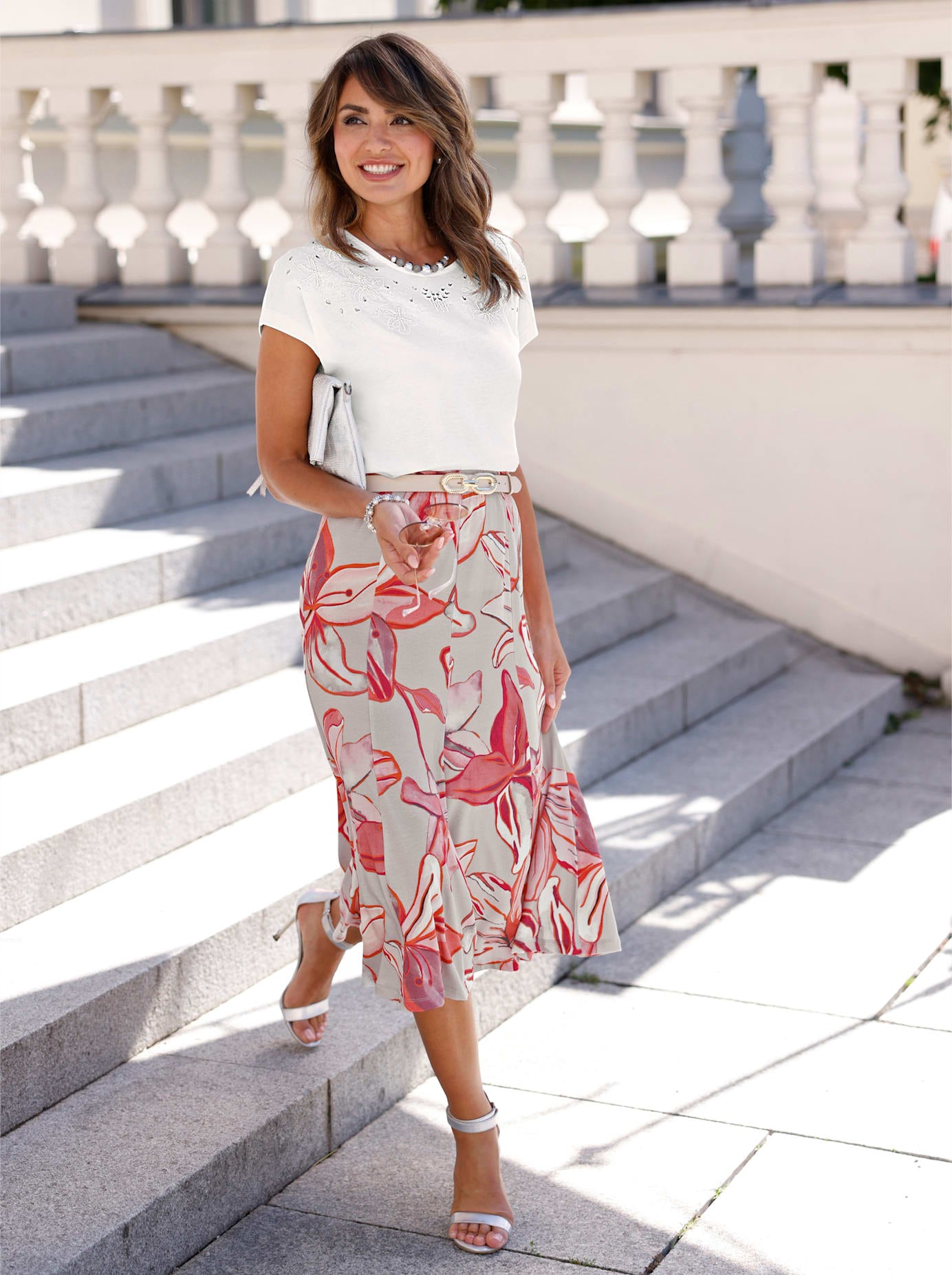 Lady Rundhalsshirt "Rundhals-Shirt" 1 tlg. günstig online kaufen