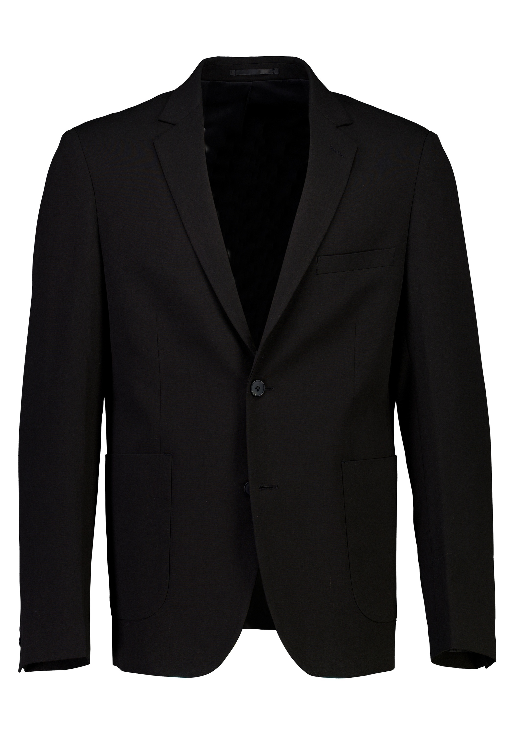 Anzugsakko LINDBERGH "Sakko Relaxed Fit", Herren, Gr. 3XL, schwarz, Obermaterial: 65% Polyester, 31% Viskose, 4% Elasthan; Futter: 100% Polyester, Sakkos