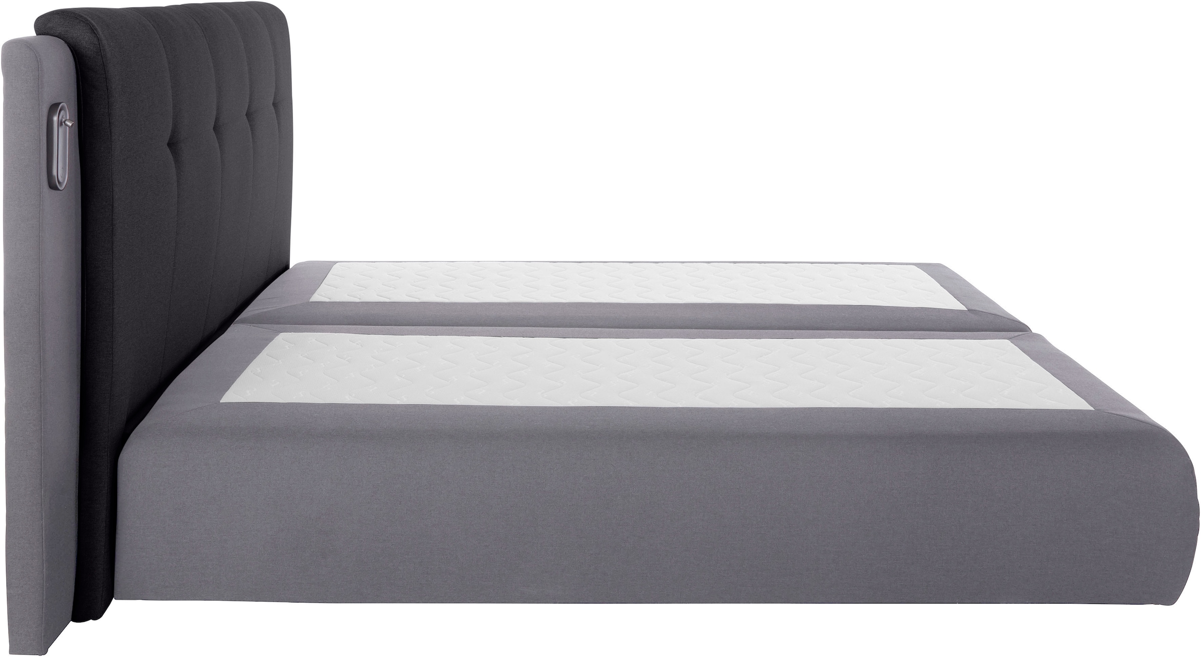 COLLECTION AB Boxspringbett »Borna«, inklusive Bettkasten, LED-Beleuchtung und Topper