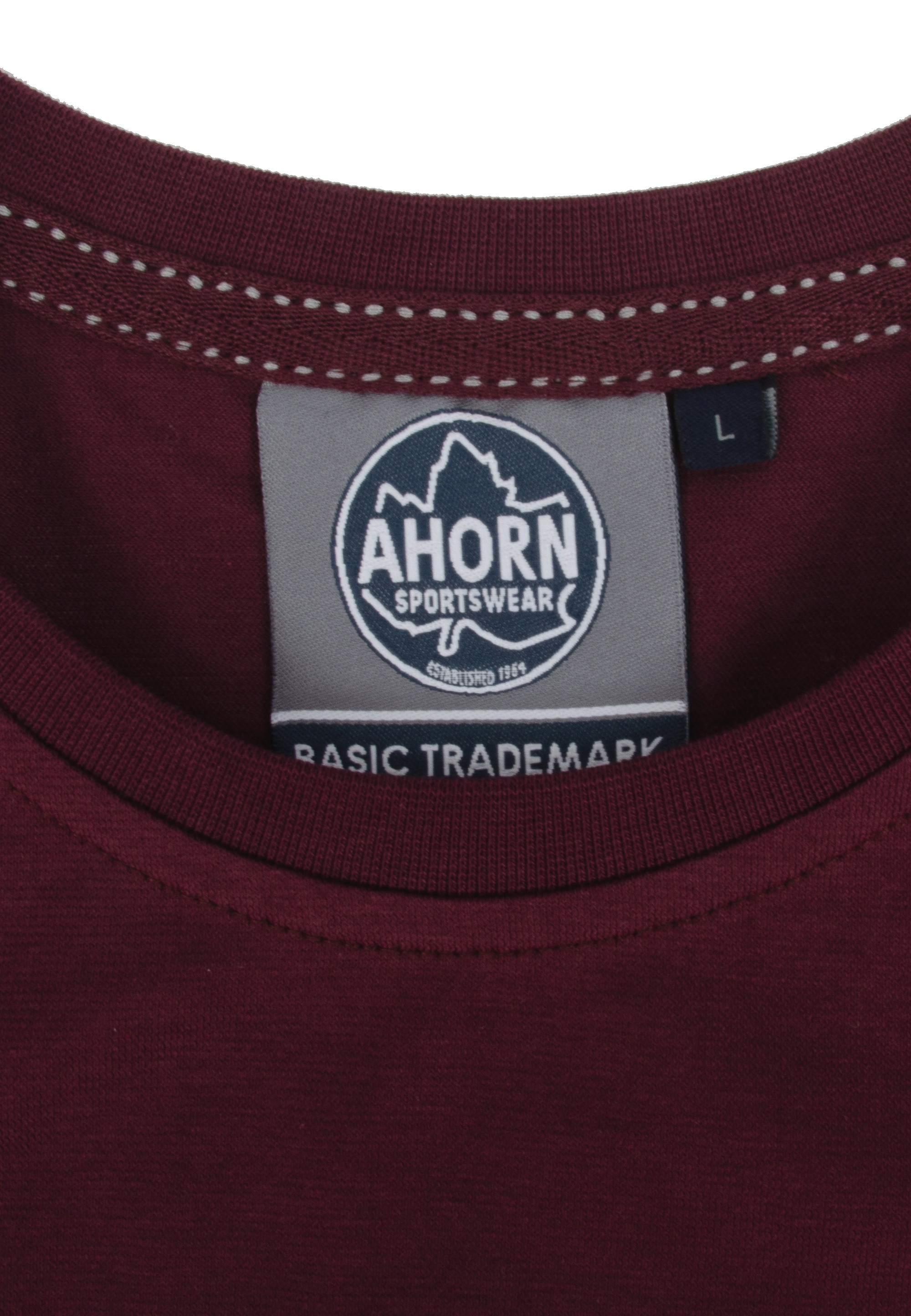 AHORN SPORTSWEAR Langarmshirt, mit Rundhalsausschnitt