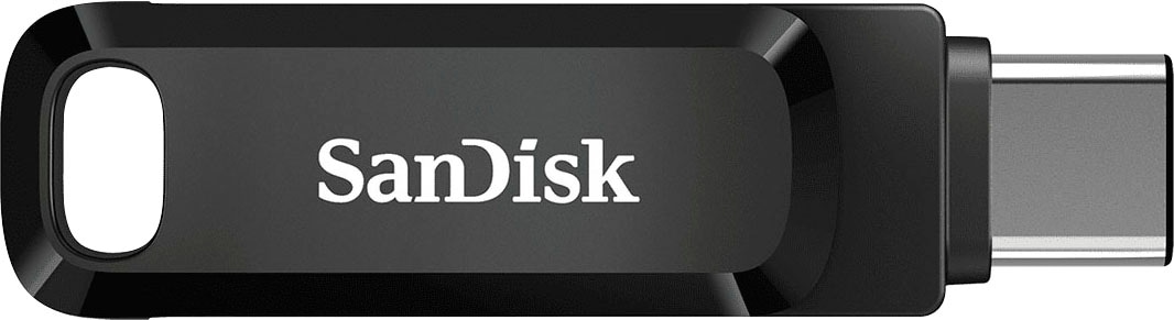 SANDISK USB-Stick "Ultra Dual Drive USB Type-C 256 GB", 256GB GB, schwarz, USB-Sticks