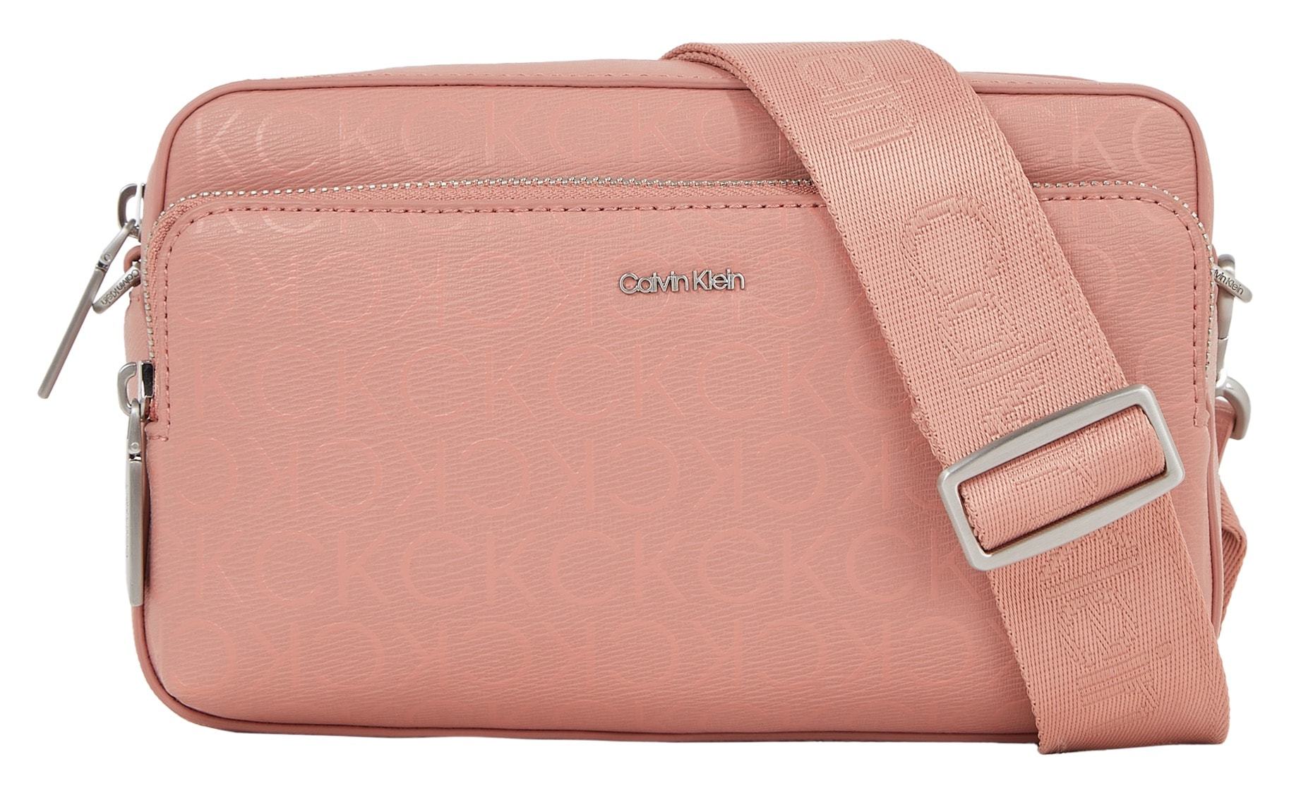 Calvin Klein Mini Bag "CK MUST CAMERA BAG LG EPI MONO", mit Logoprint Handtasche Damen Tasche Damen Schultertasche