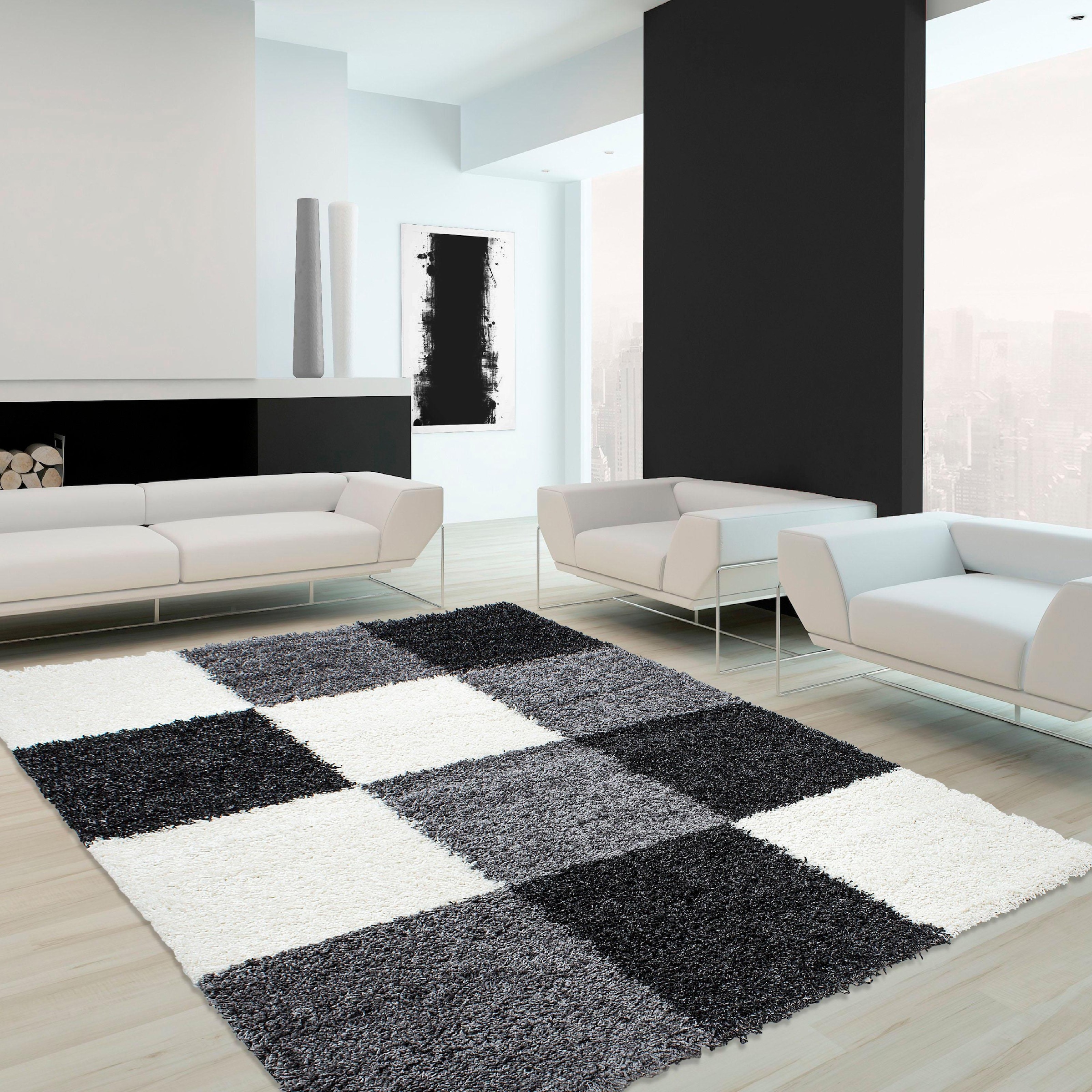 Ayyildiz Teppiche Hochflor-Teppich "Life Shaggy 1501" rechteckig 30 mm Höhe günstig online kaufen