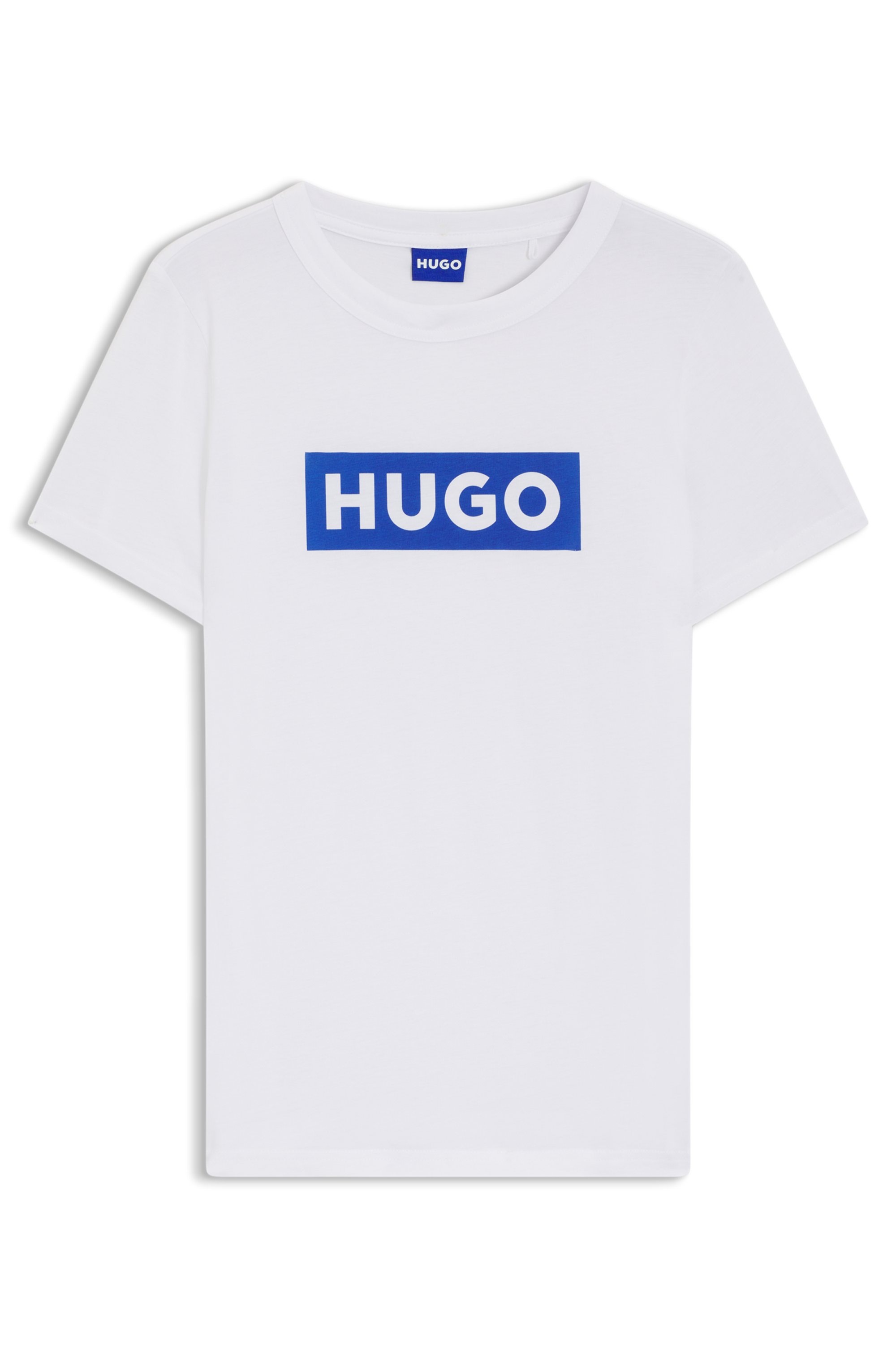 HUGO Blue T-Shirt "Classic Tee", mit Rundhals, Logodruck günstig online kaufen
